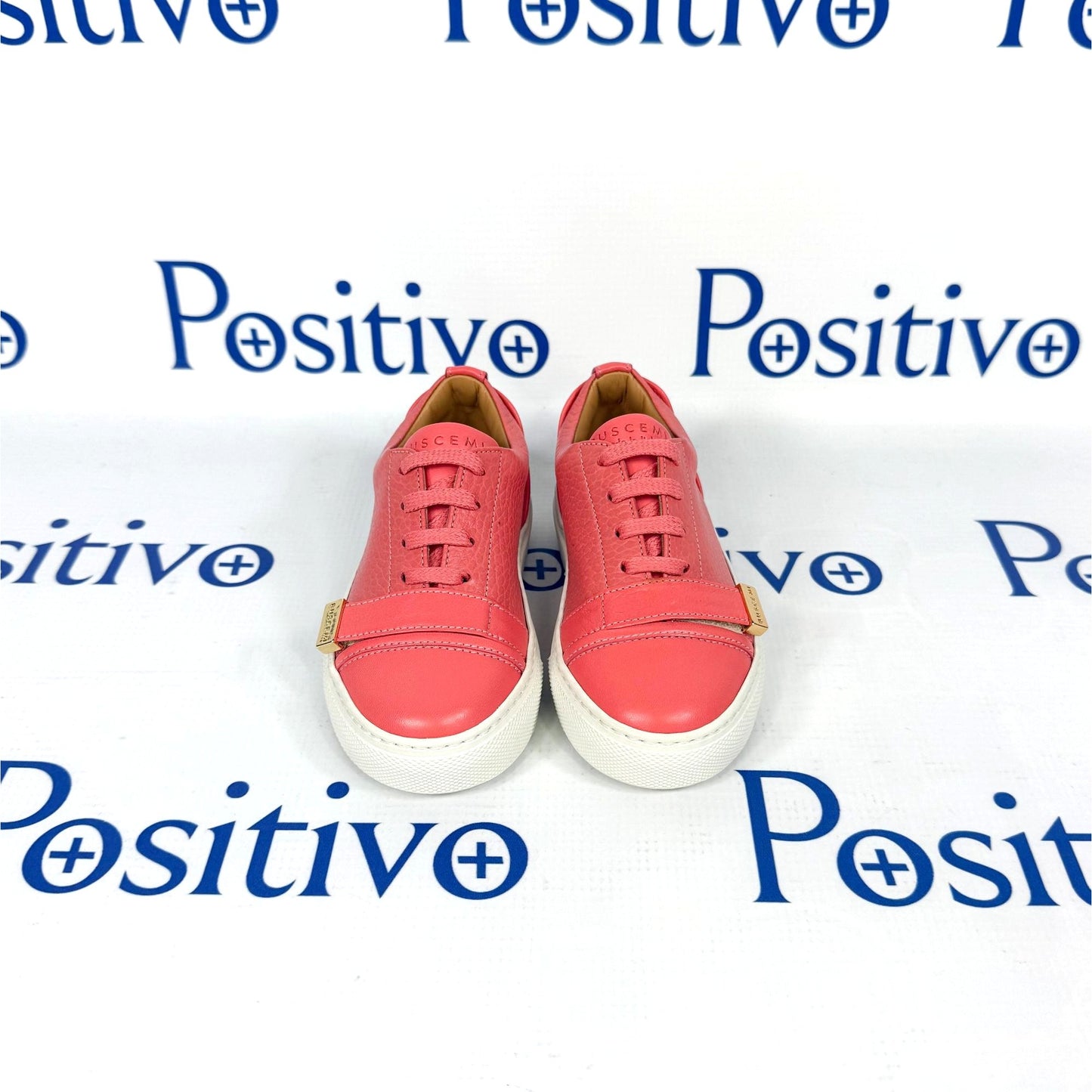 Buscemi 50MM Kid Parma Leather Sneakers | Positivo Clothing