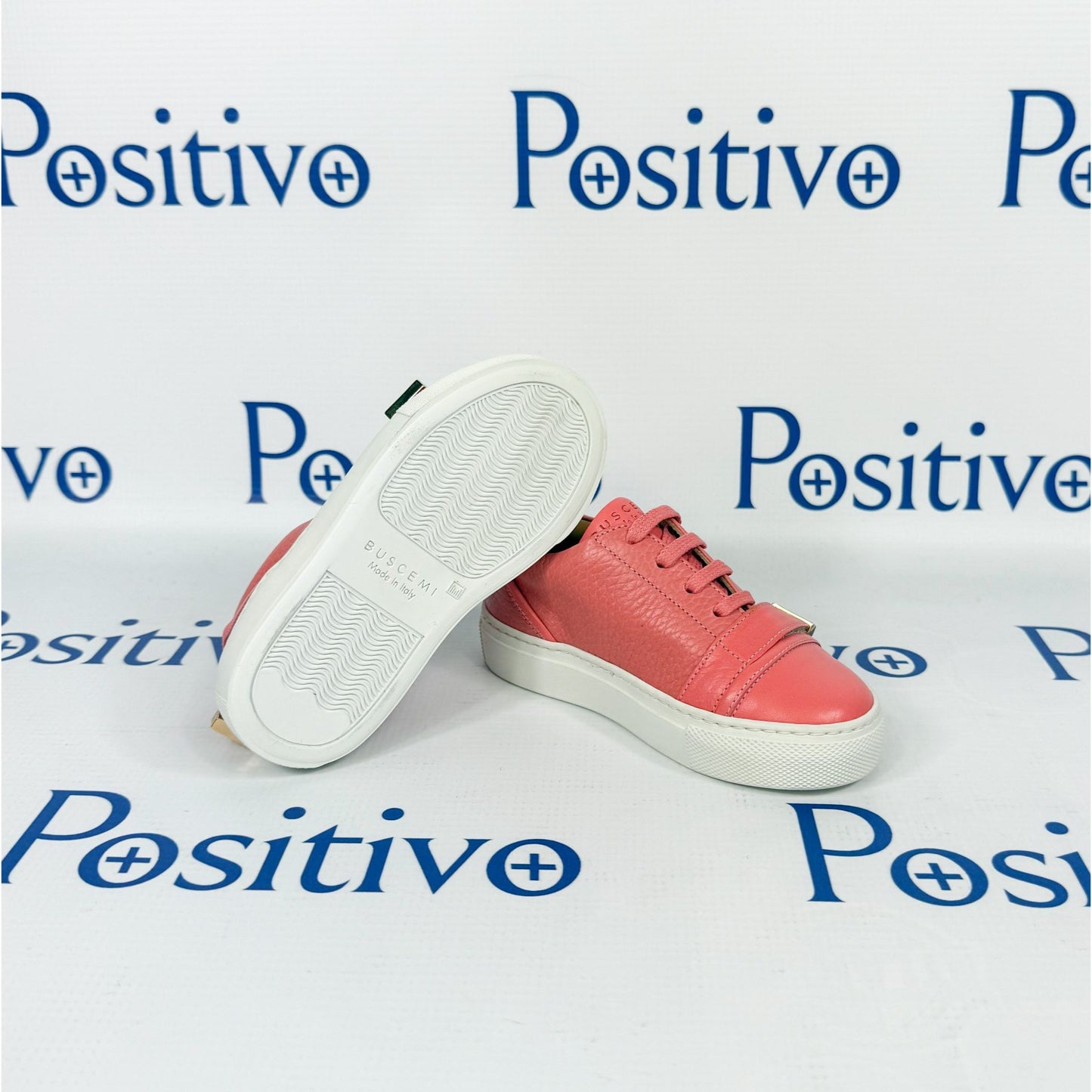 Buscemi 50MM Kid Parma Leather Sneakers | Positivo Clothing