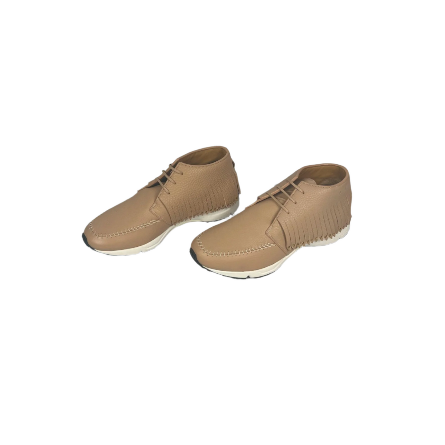Buscemi Gladiator Nude Leather Sneakers