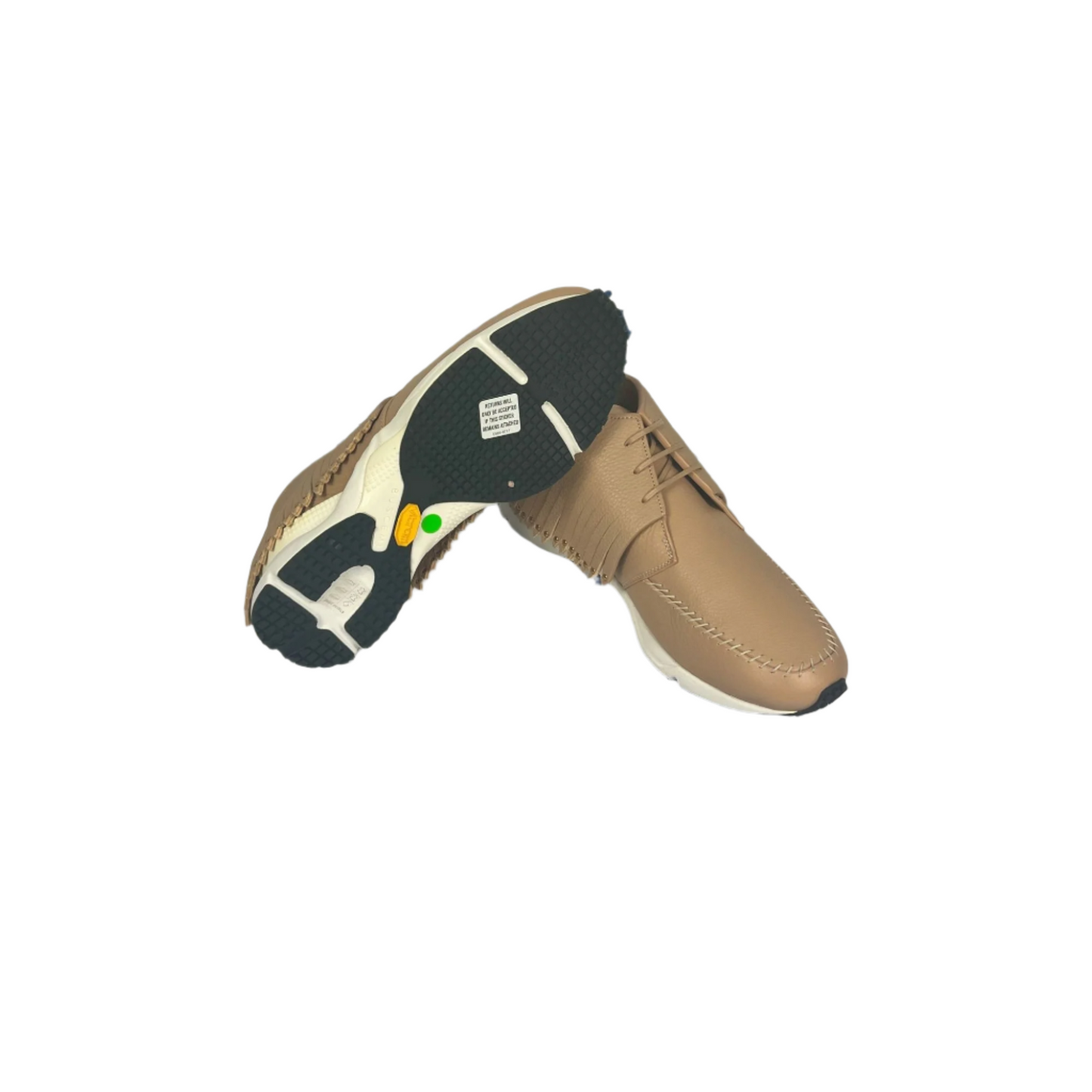 Buscemi Gladiator Nude Leather Sneakers
