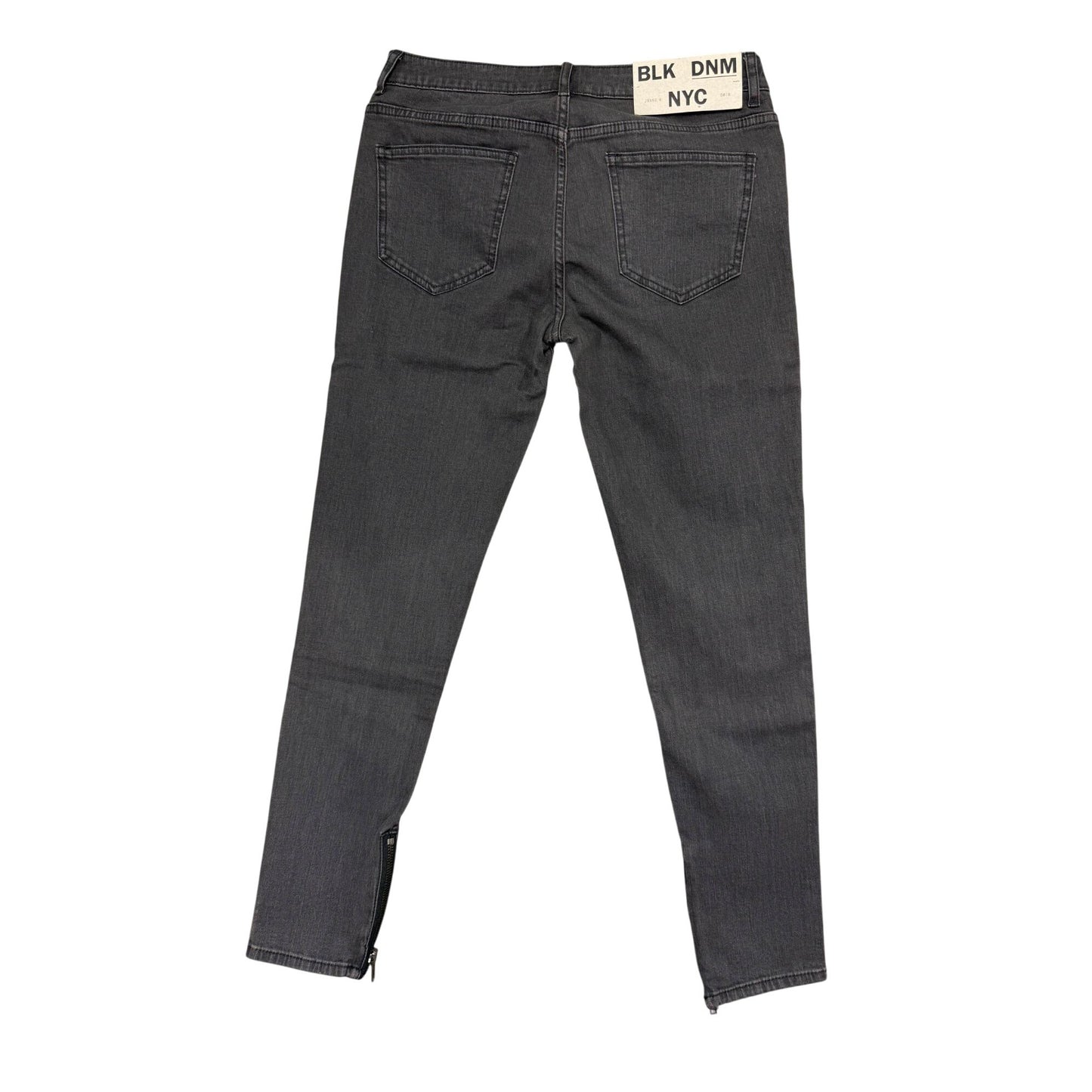 BLK DNM Women's Essex Grey Mid Rise Skinny Jeans | Positivo Clothing