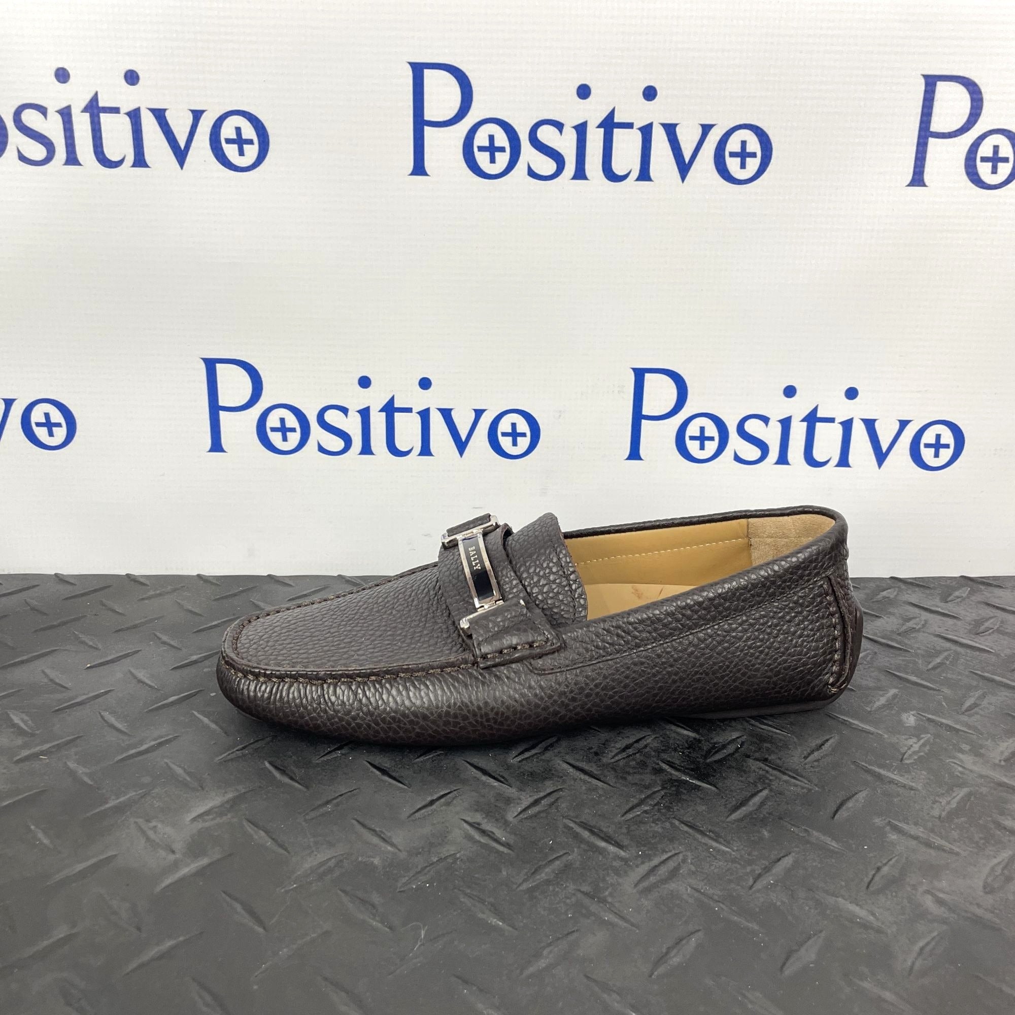 Bally Drulio FO Brown Leather Drivers | Positivo Clothing