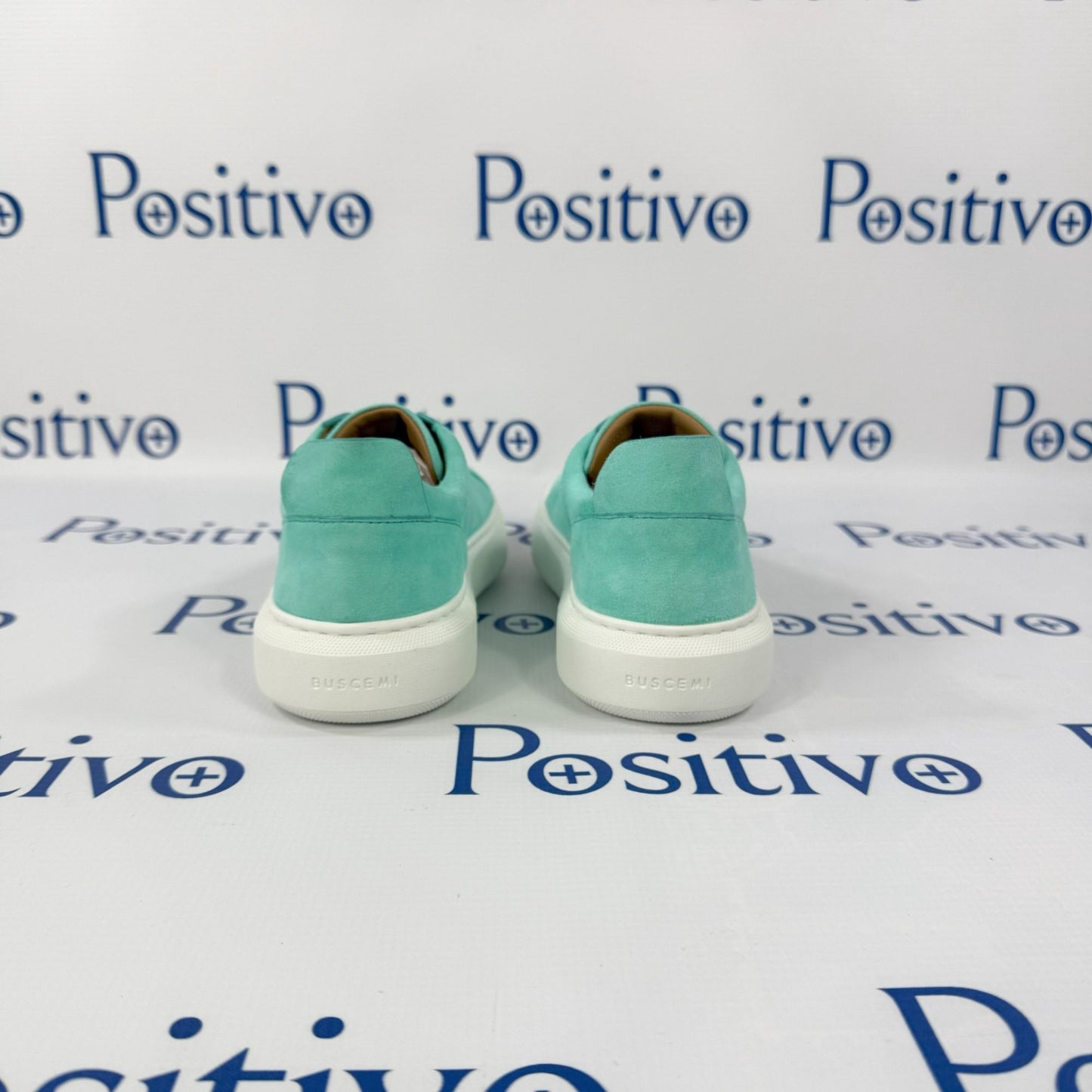 Buscemi Uno Camoscio Turquiose Leather Sneakers | Positivo Clothing
