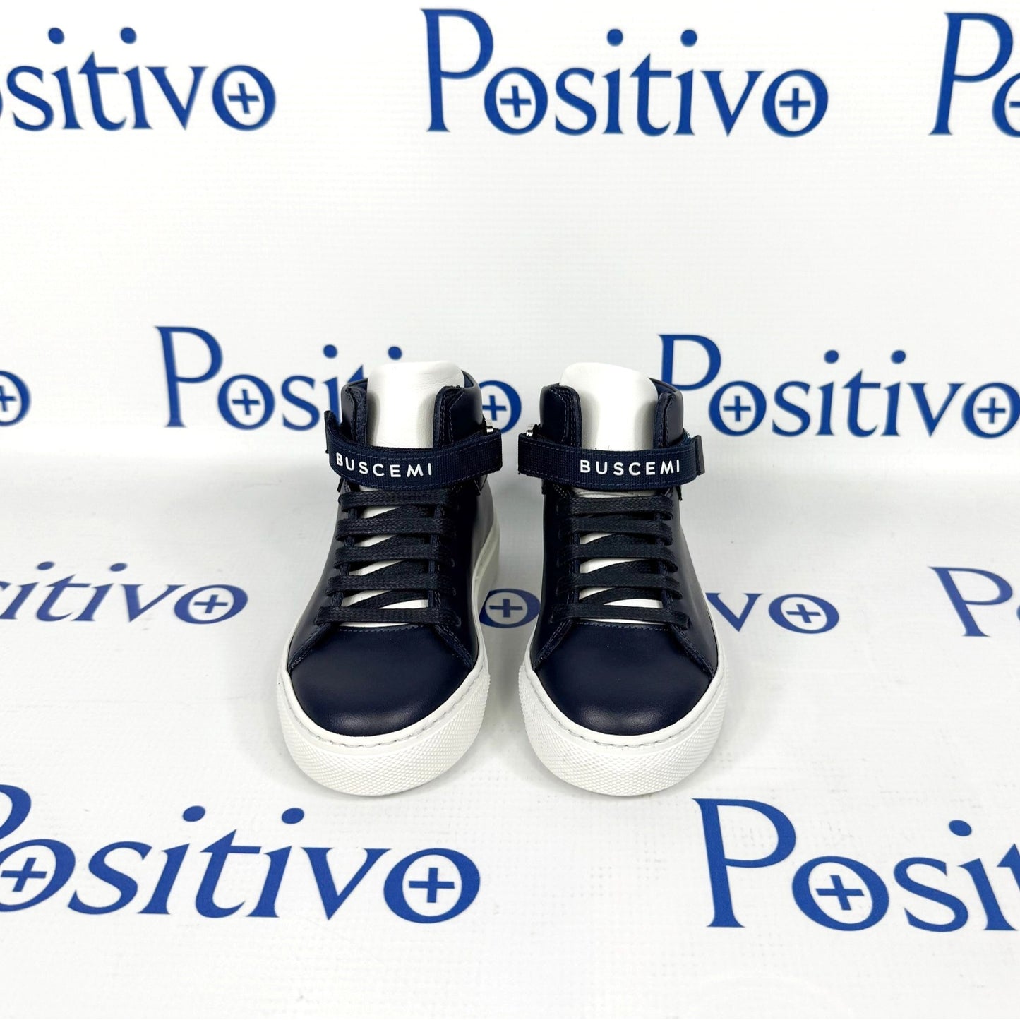 Buscemi 100MM Kid Sport Oceano Leather Sneakers | Positivo Clothing
