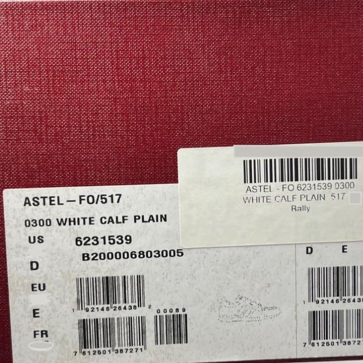 Bally Astel White Leather Sneakers | Positivo Clothing