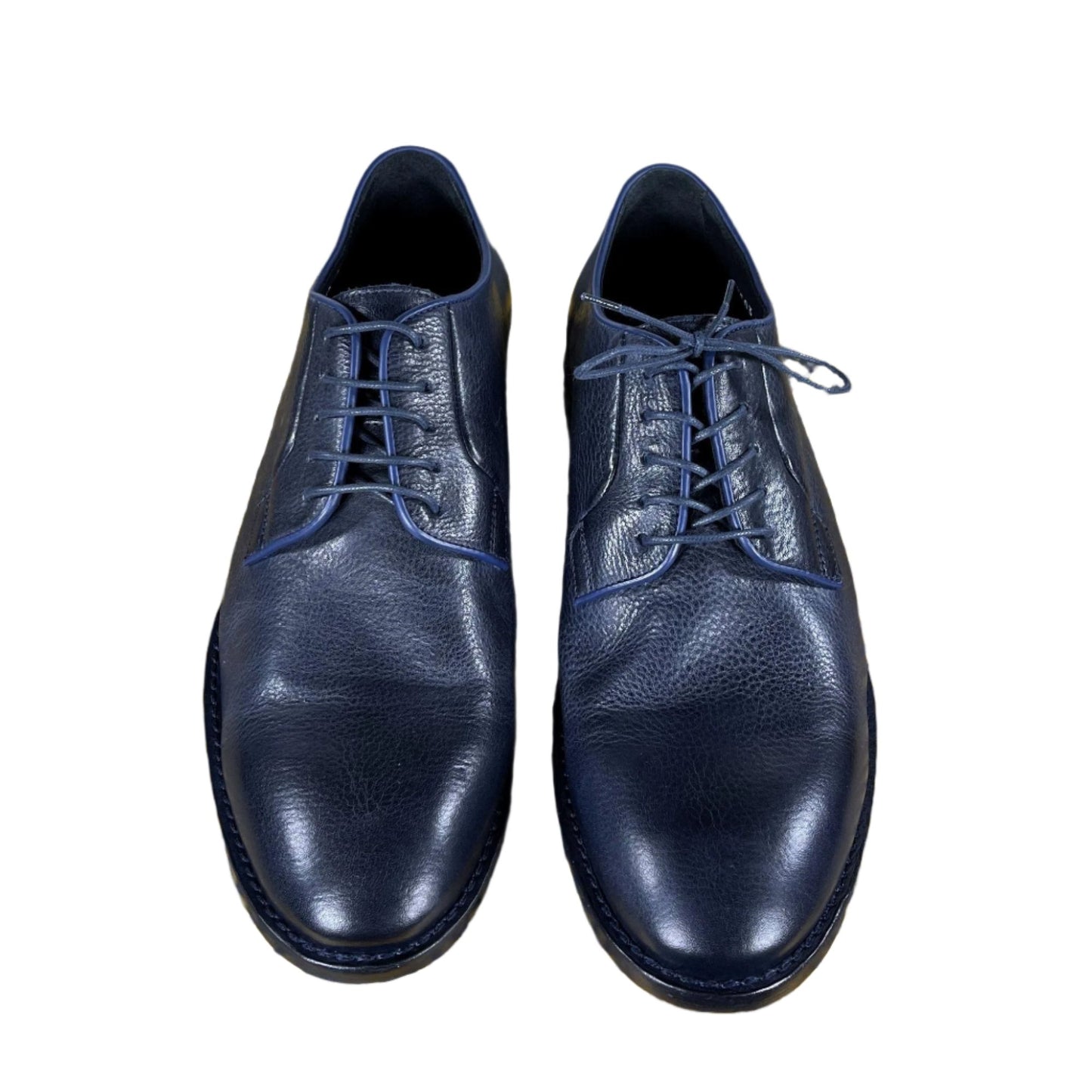 Paul Smith Chester Dark Navy Leather Derby Shoes CHE03 49