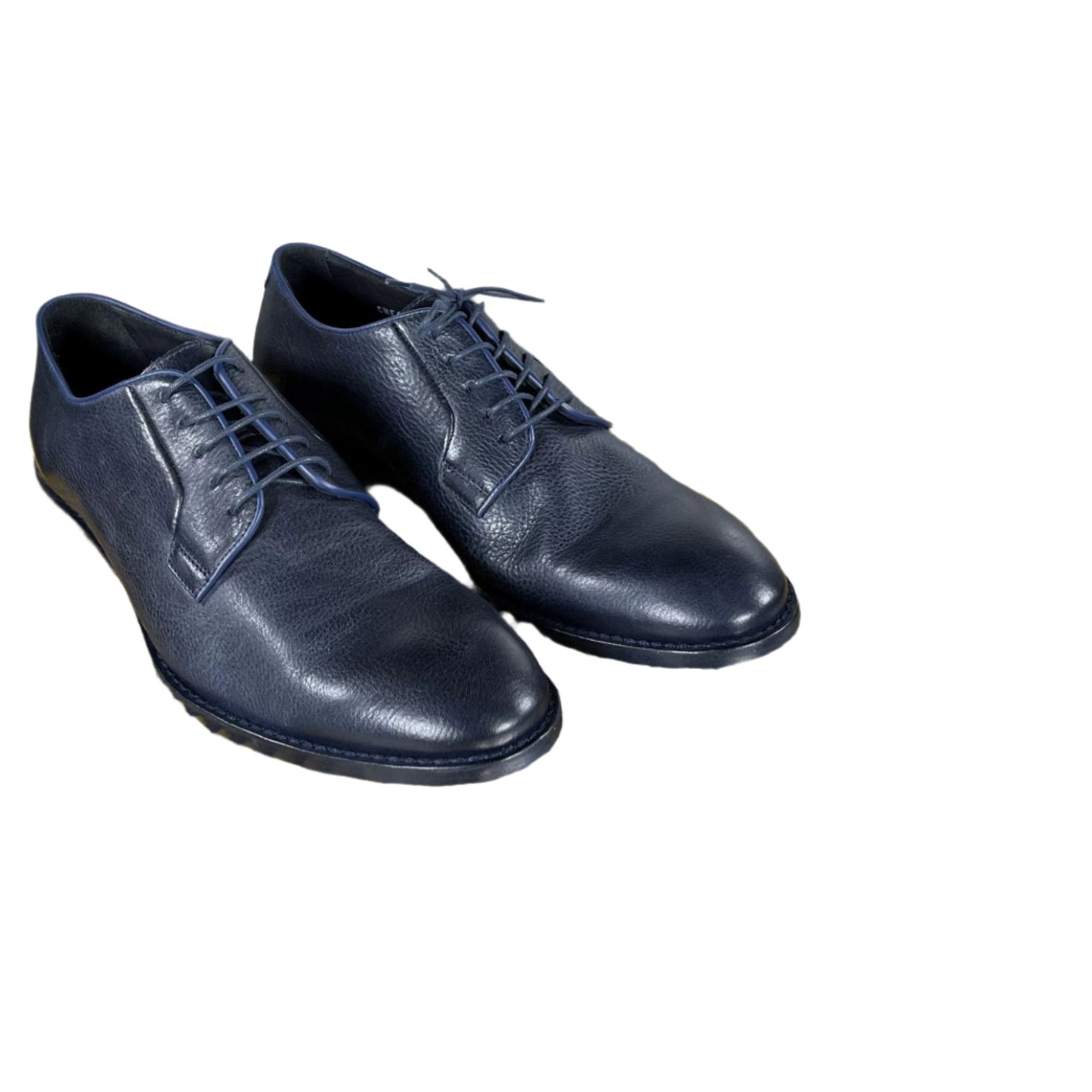 Paul Smith Chester Dark Navy Leather Derby Shoes CHE03 49