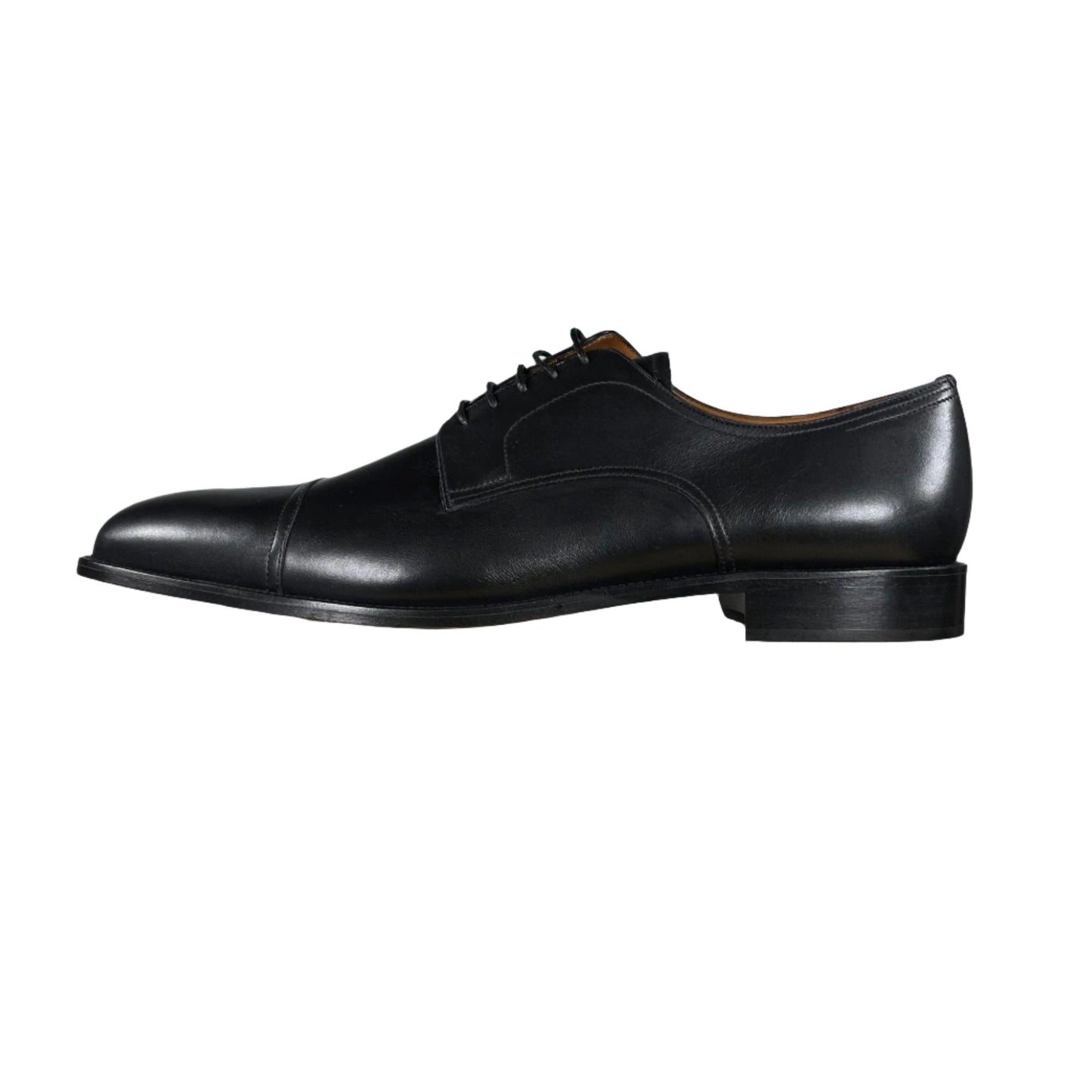 Bally Salfor Black Leather Derby Shoes - Positivo Clothing