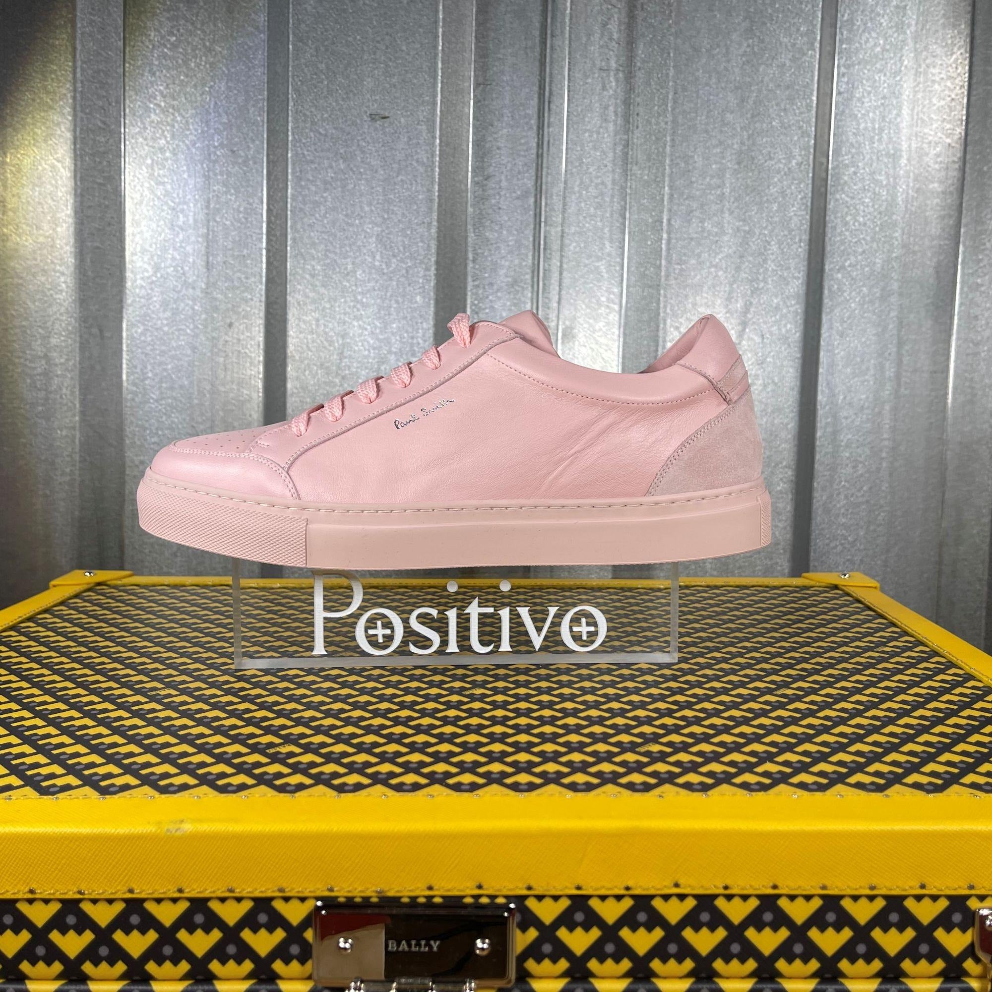 Paul Smith PRI10 Primo Powder Pink Leather Low Top Sneakers | Positivo Clothing
