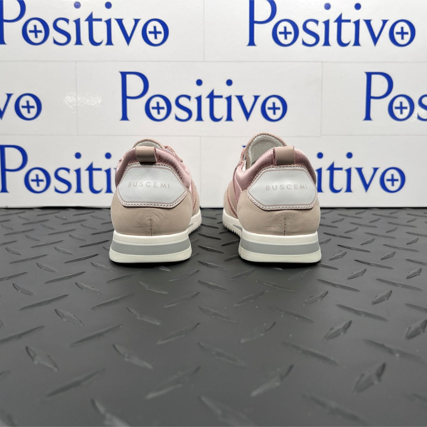 Buscemi Ventura Kid Rosa Leather Sneakers | Positivo Clothing