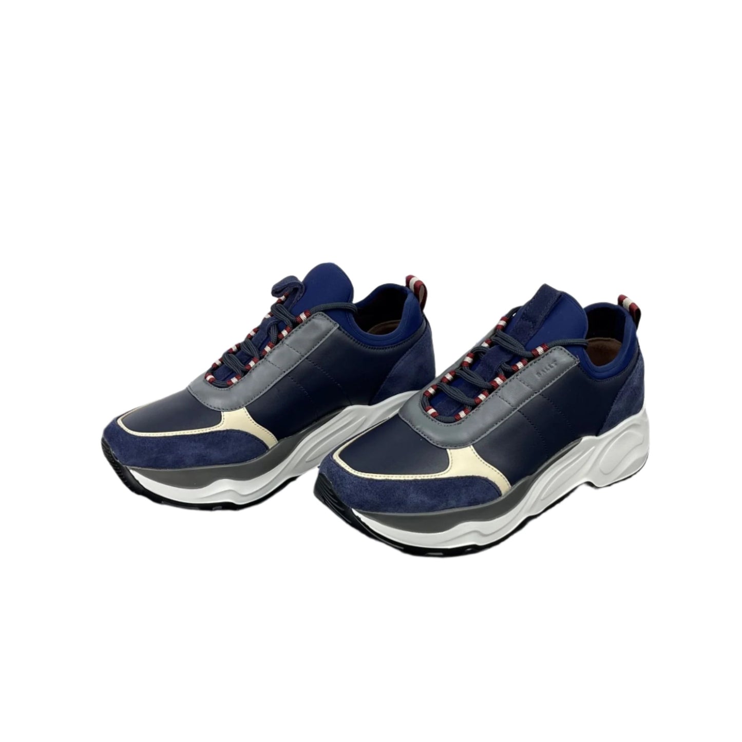 Bally Berlin Marine Merlot Synthetic Sneakers | Positivo Clothing