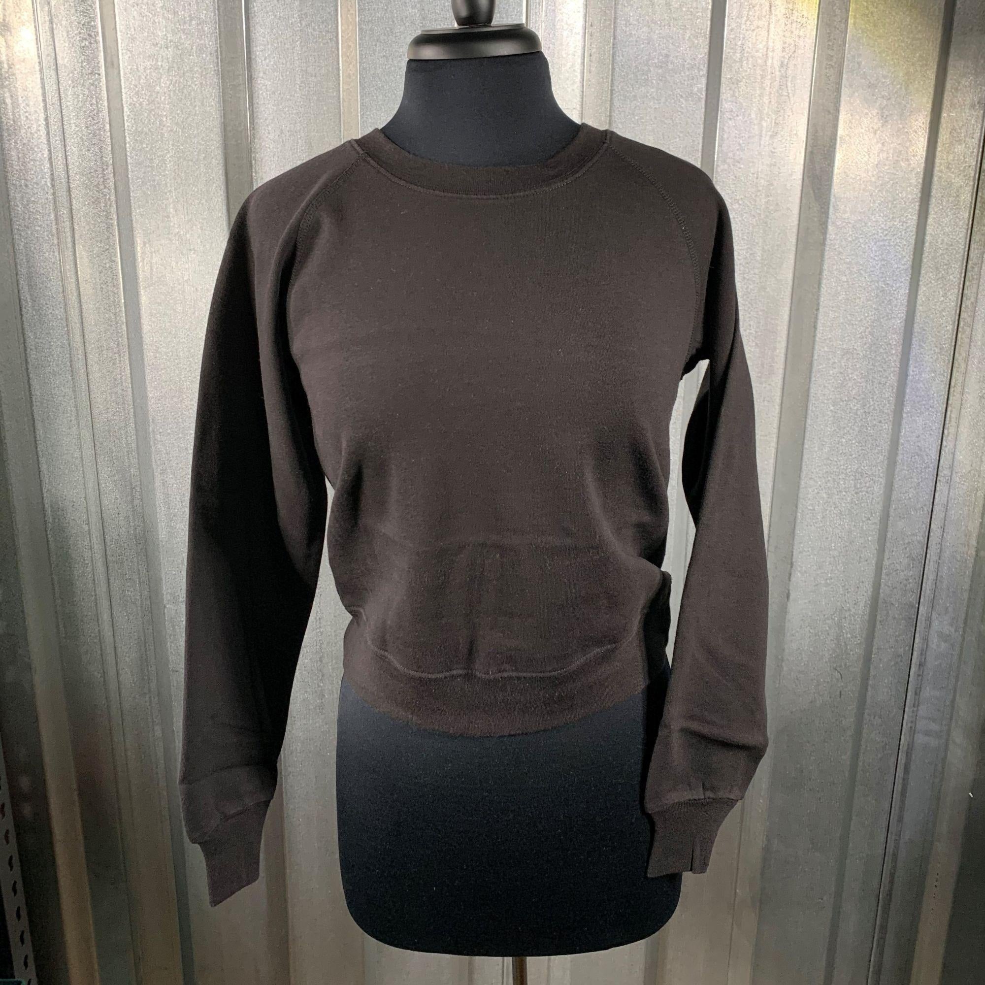 BLK DNM Womens Black Long Sleeves Sweatshirt | Positivo Clothing