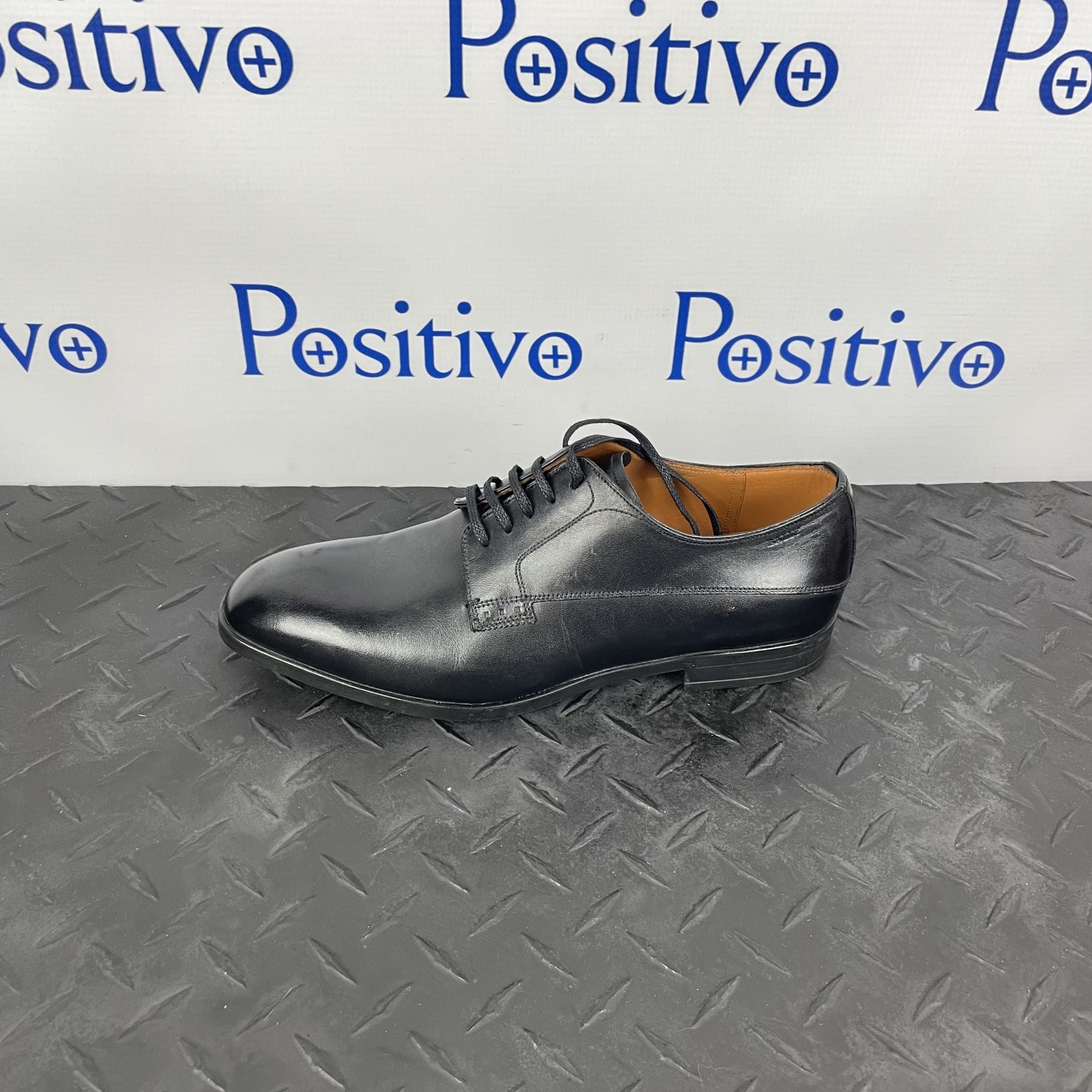 Bally Lantel Black Leather Derby Shoes | Positivo Clothing