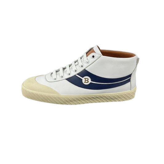 Bally Shetan White Leather Sneakers | Positivo Clothing