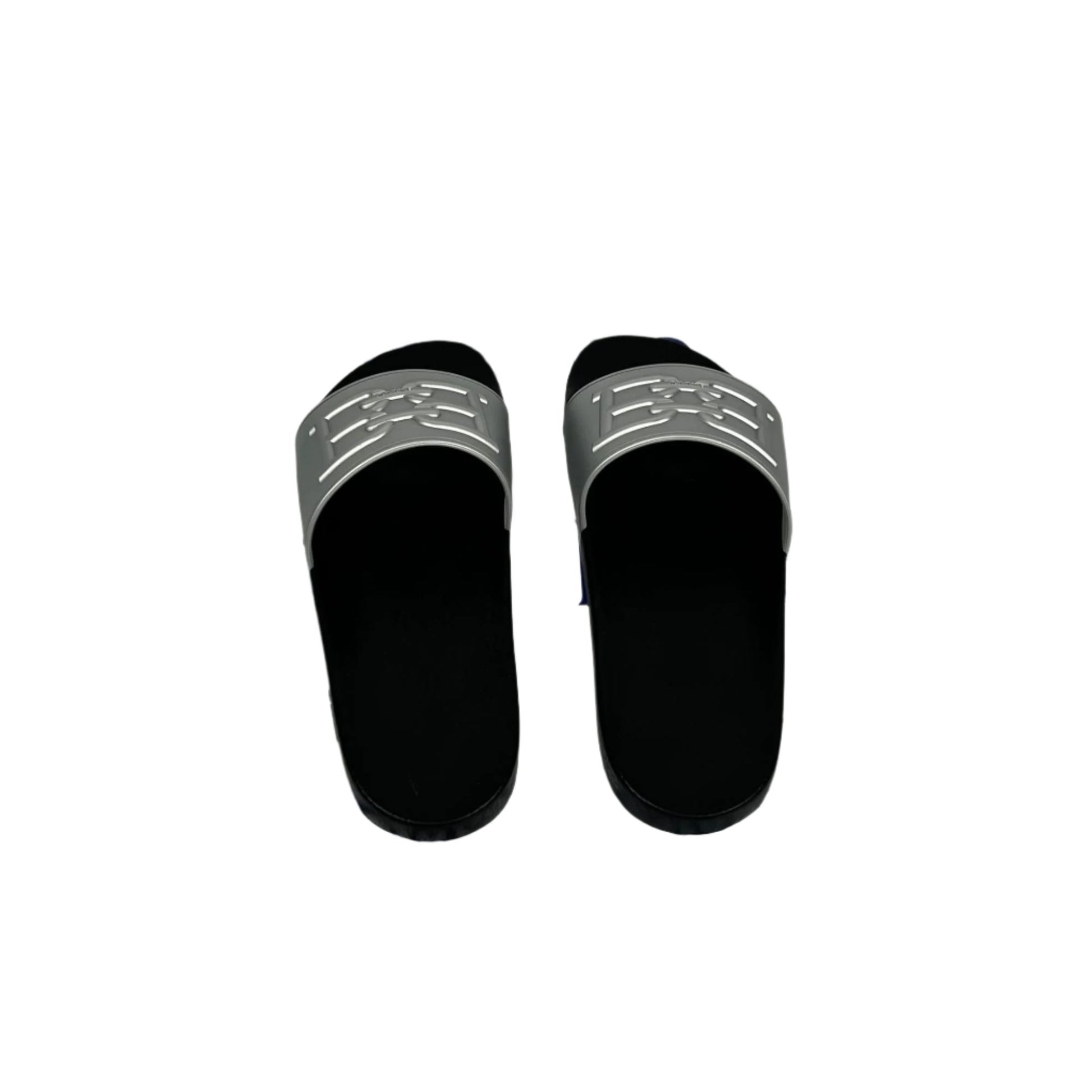 Bally Mens Scotty Silver Rubber Sandals | Positivo Clothing