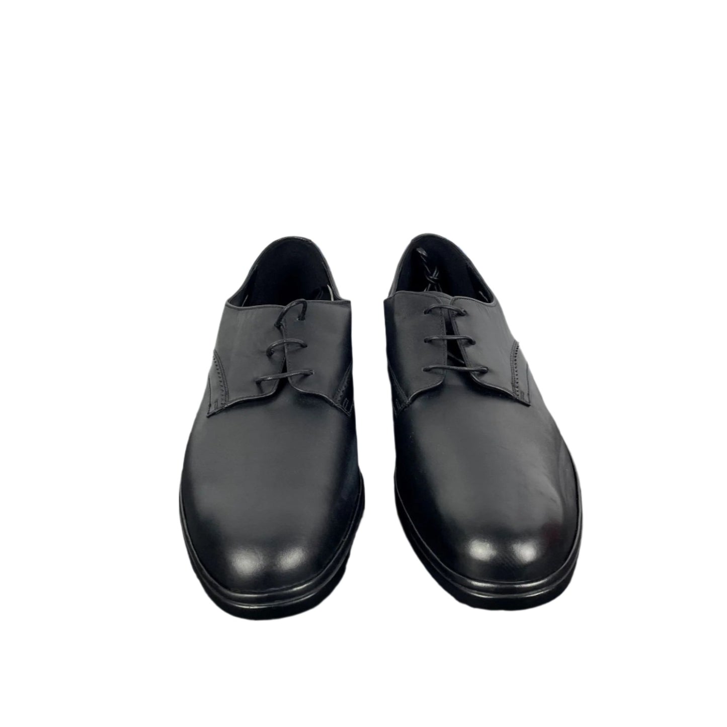 Bally Mens Nelix Black Leather Plain Oxfords Shoes | Positivo Clothing