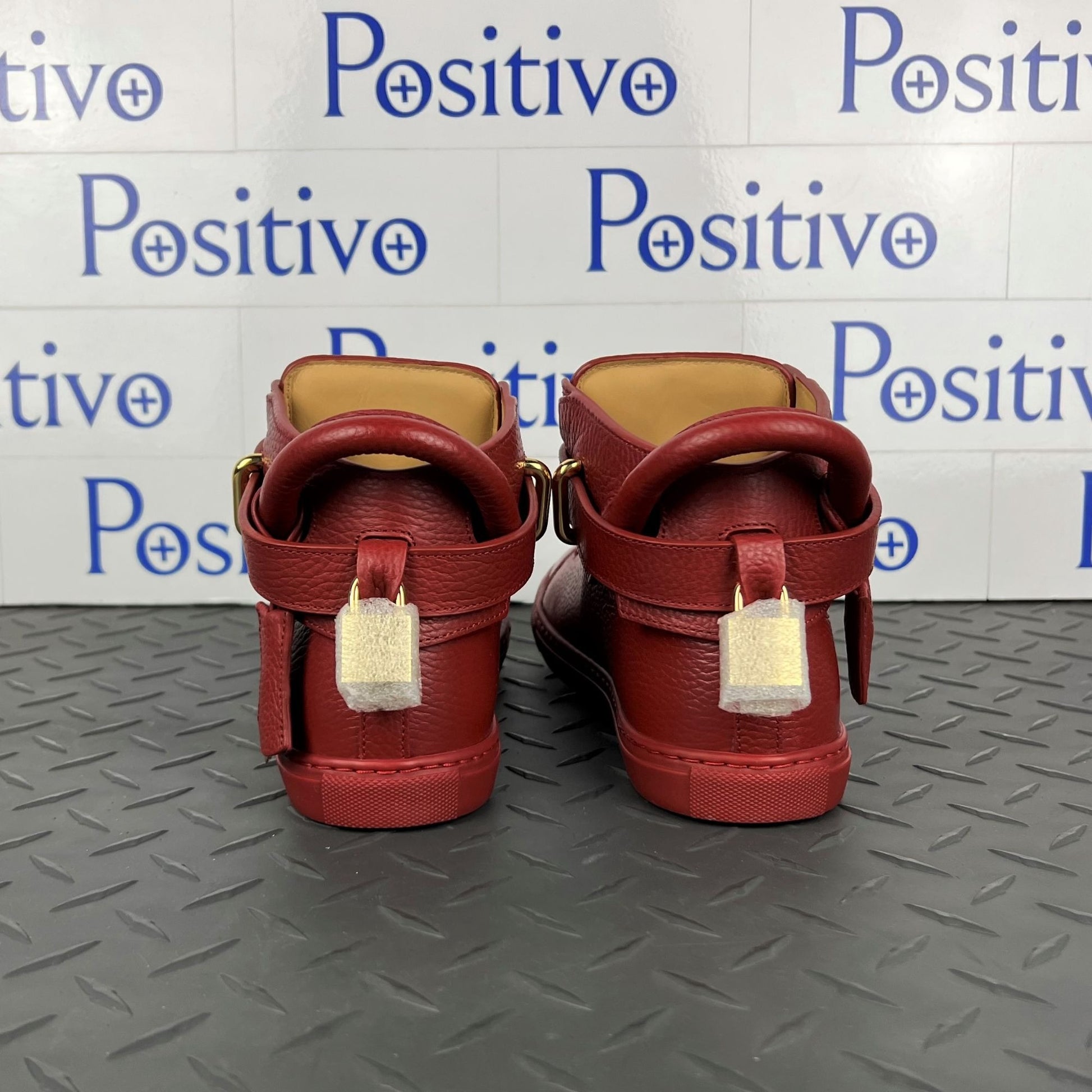 Buscemi 100MM Flat Guts/Guts Leather Sneakers | Positivo Clothing