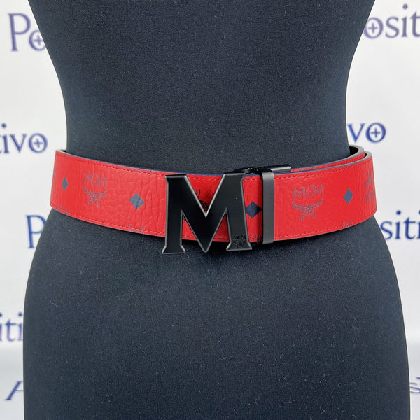 MCM Claus M reversible belt, Red