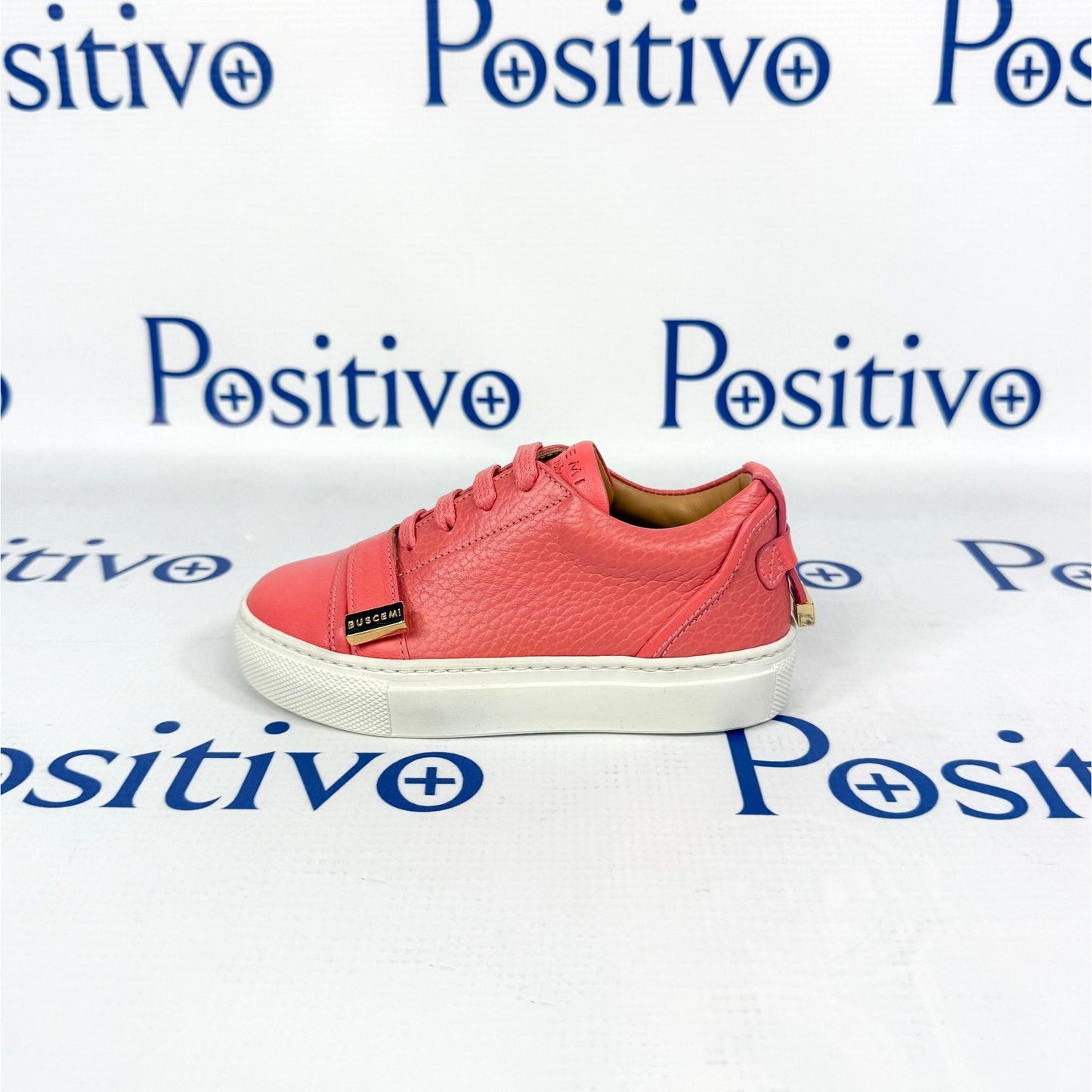 Buscemi 50MM Kid Parma Leather Sneakers | Positivo Clothing