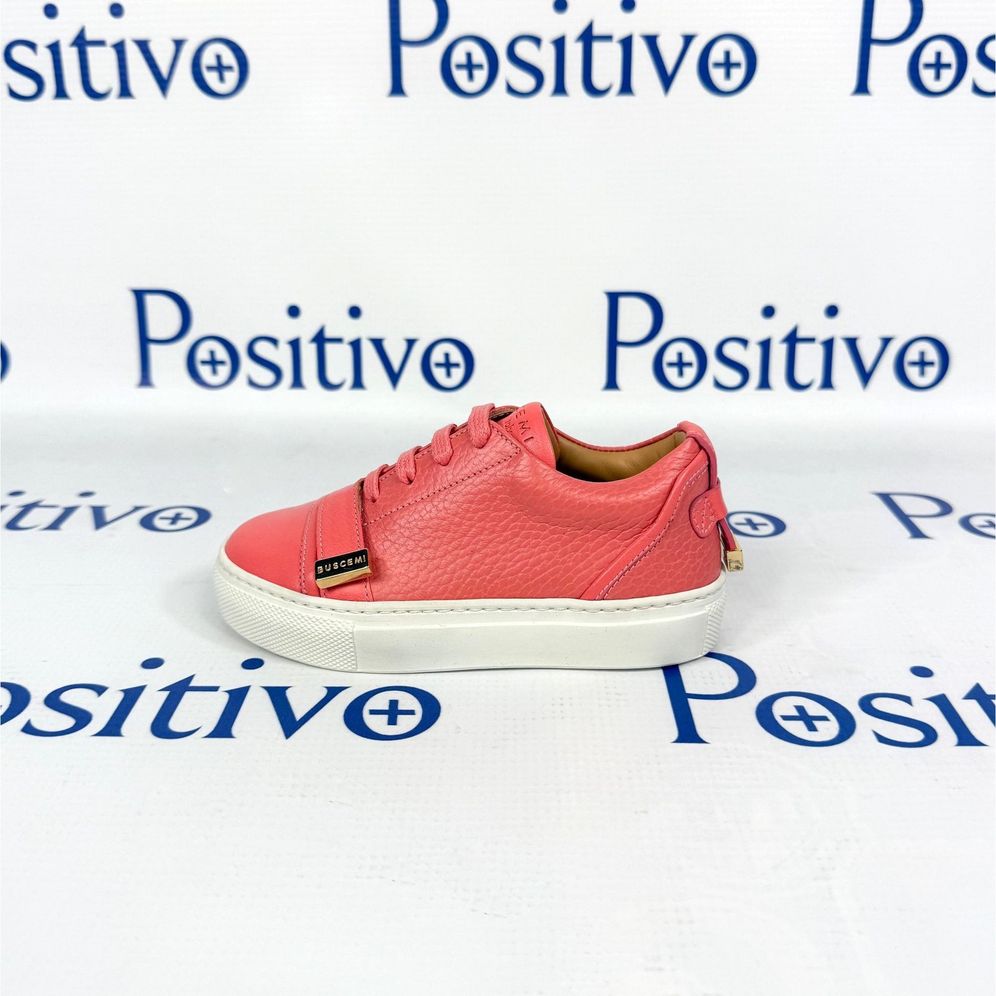 Buscemi 50MM Kid Parma Leather Sneakers | Positivo Clothing