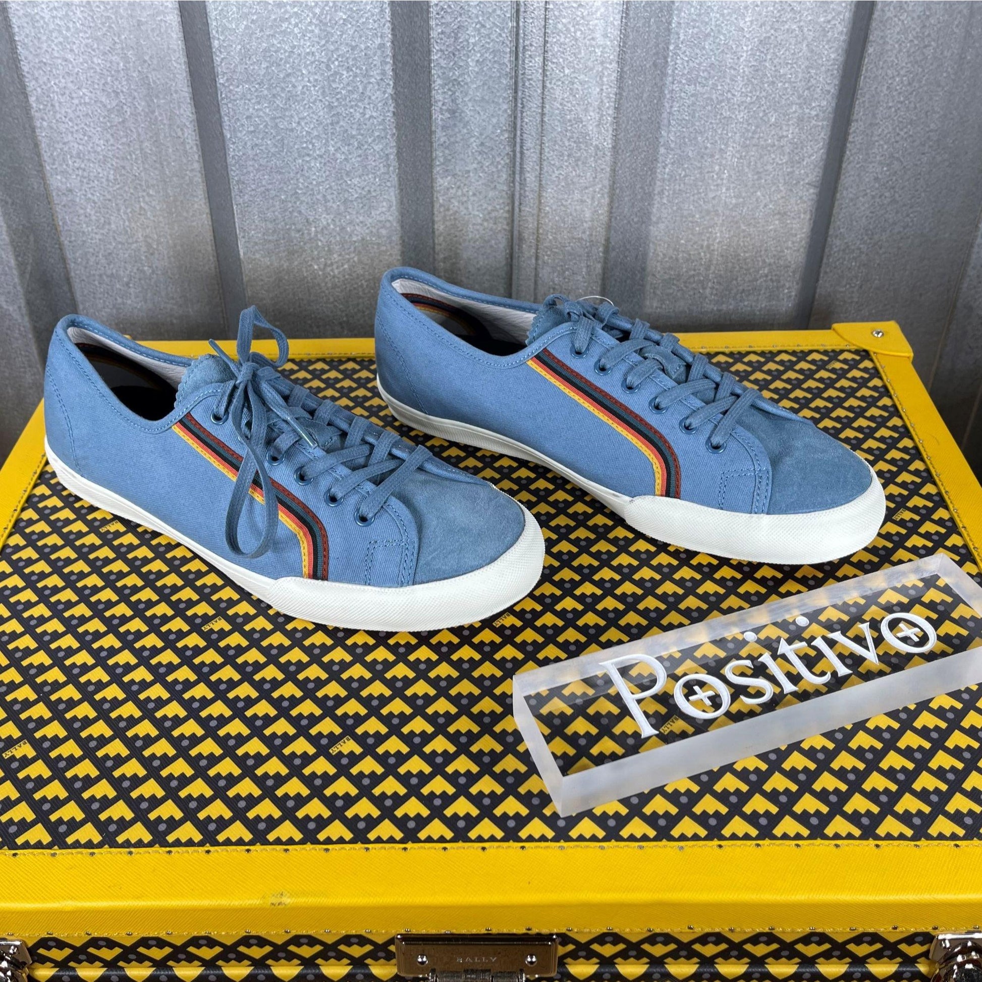 Paul Smith NEL05 Nelson Blue Sneakers DISPLAY | Positivo Clothing