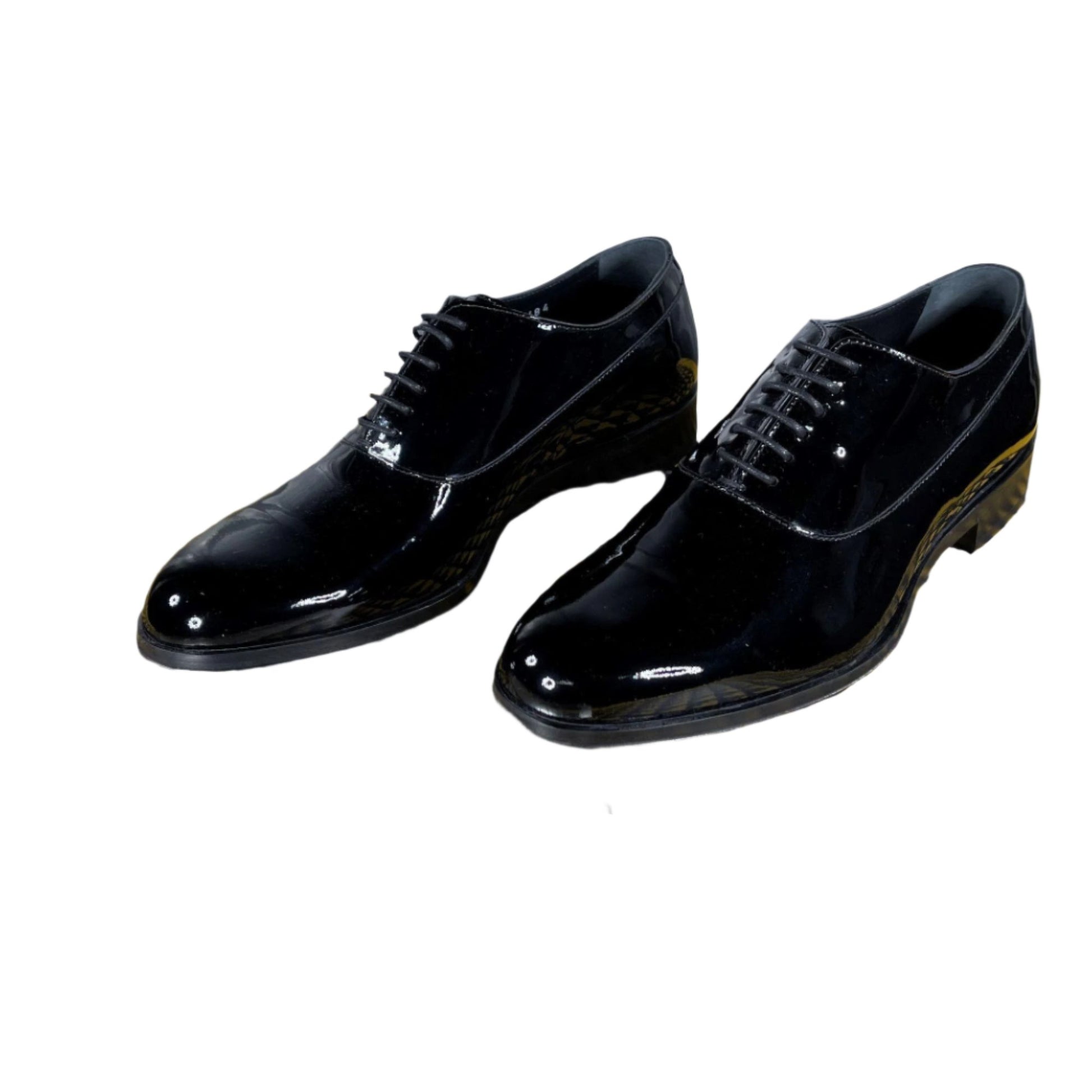 Paul Smith NOA01 Noam Black Patent Leather Oxfords | Positivo Clothing