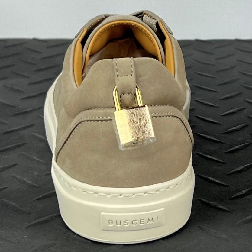 Buscemi Womens Tennis Lock Fog Nubuck Sneakers SAMPLE | Positivo Clothing