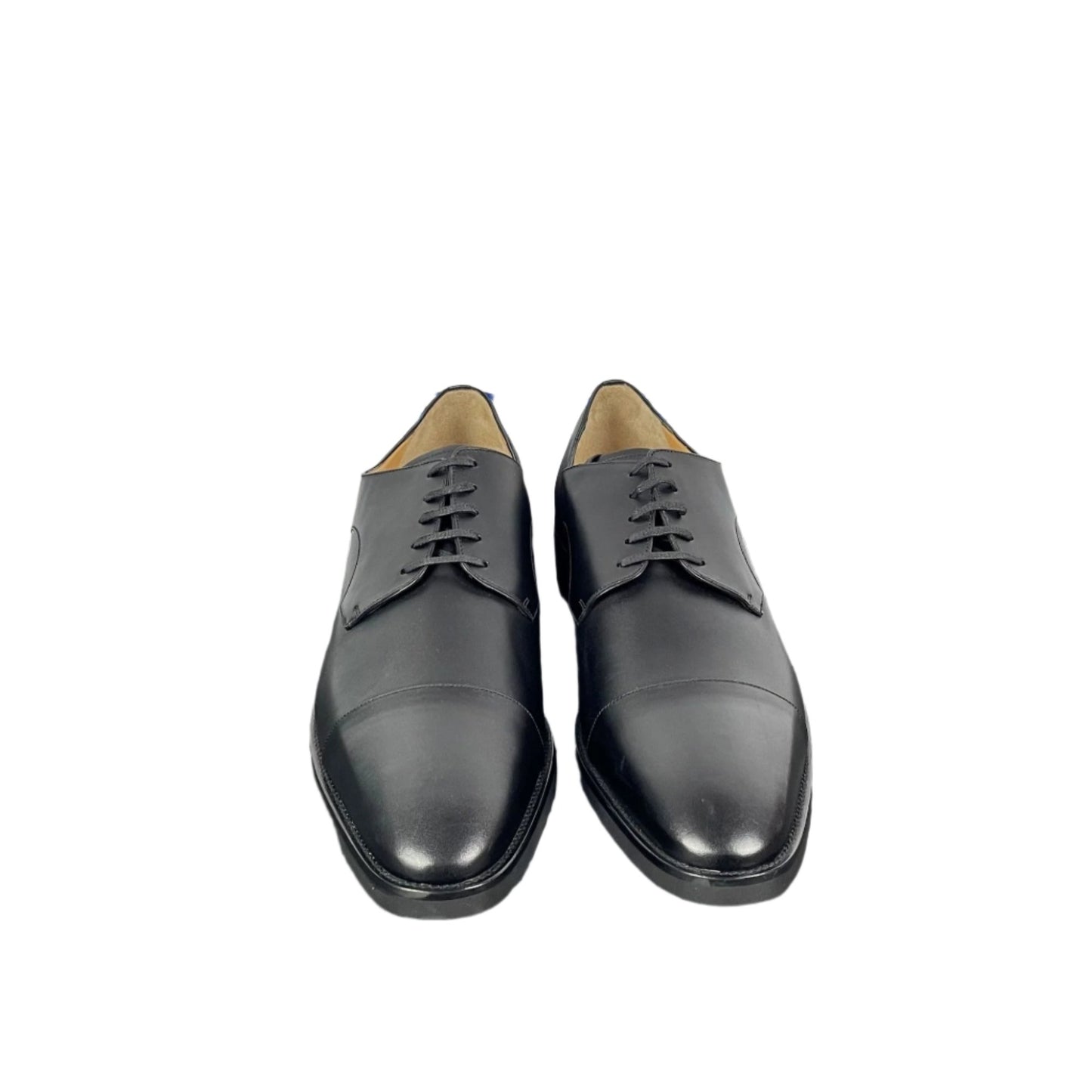 Bally Scrivian Black Leather Derby Shoes | Positivo Clothing