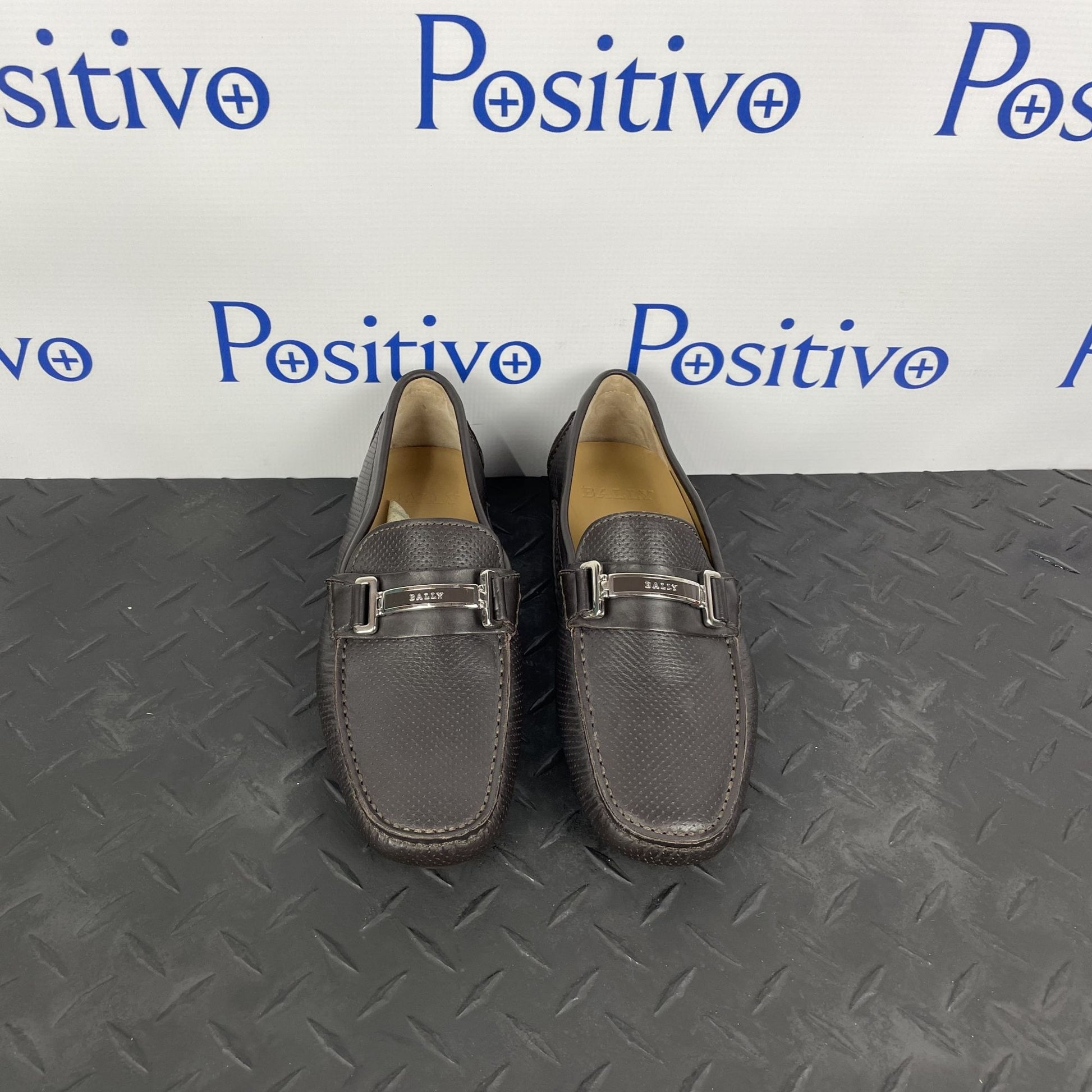 Bally Drulio FO Brown Leather Drivers | Positivo Clothing