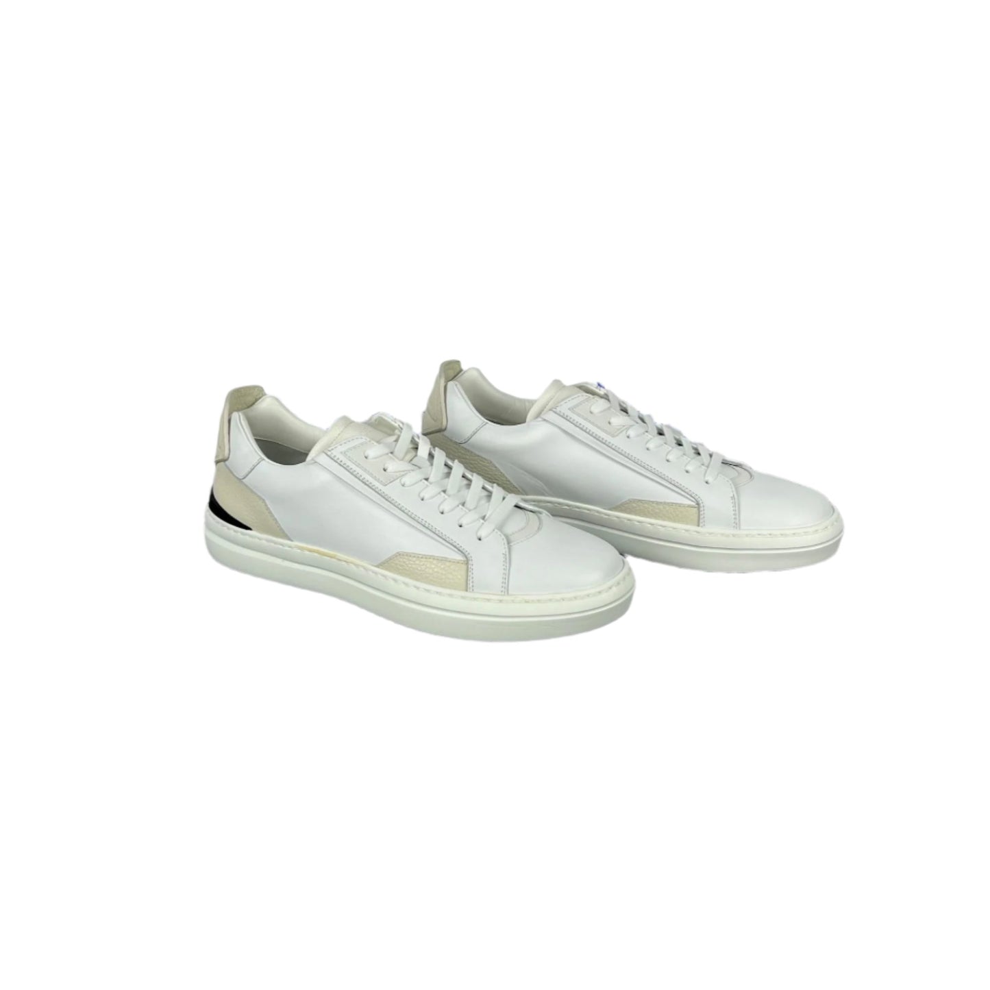 Buscemi Mens Estra Off White Leather Sneakers SAMPLE | Positivo Clothing