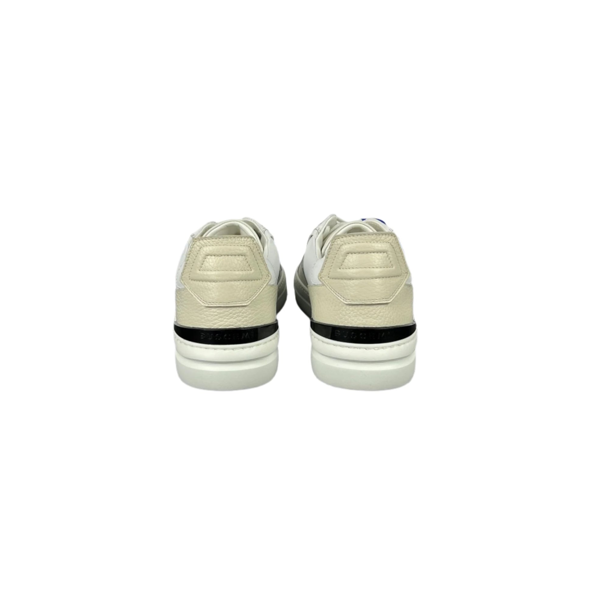 Buscemi Mens Estra Off White Leather Sneakers SAMPLE | Positivo Clothing