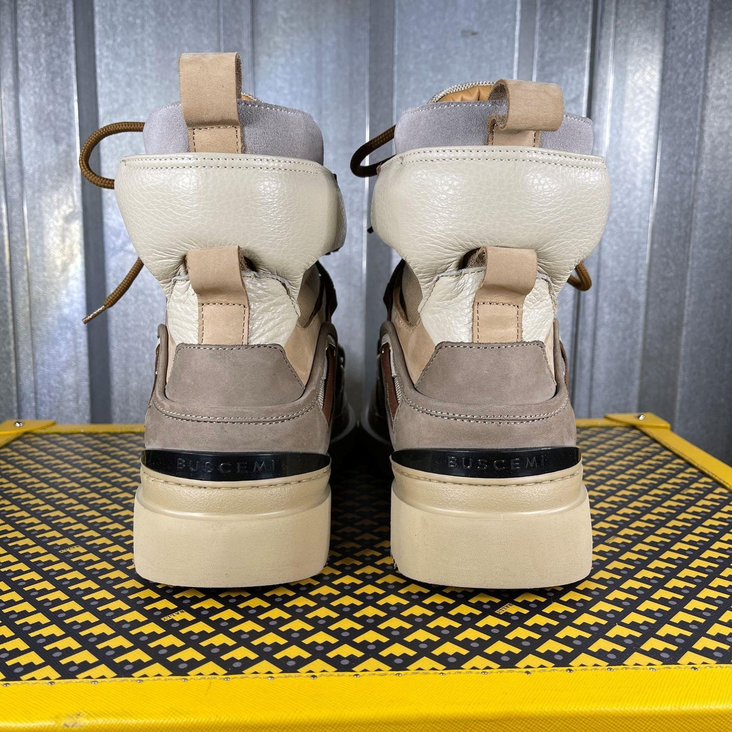Buscemi Duck Boot Tan Suede Boots | Positivo Clothing