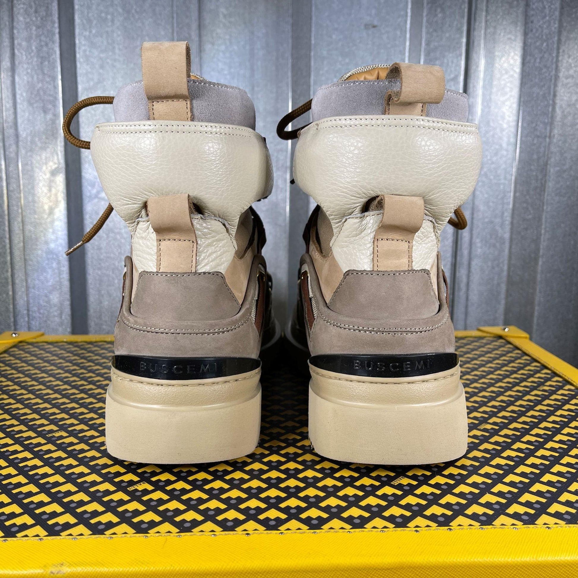 Buscemi Duck Boot Tan Suede Boots | Positivo Clothing