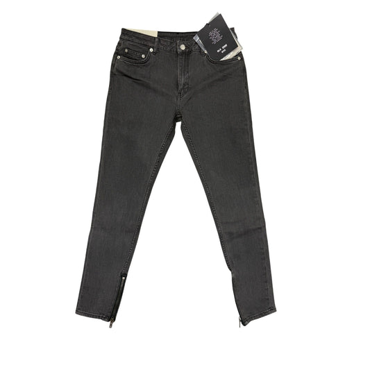 BLK DNM Women's Essex Grey Mid Rise Skinny Jeans | Positivo Clothing
