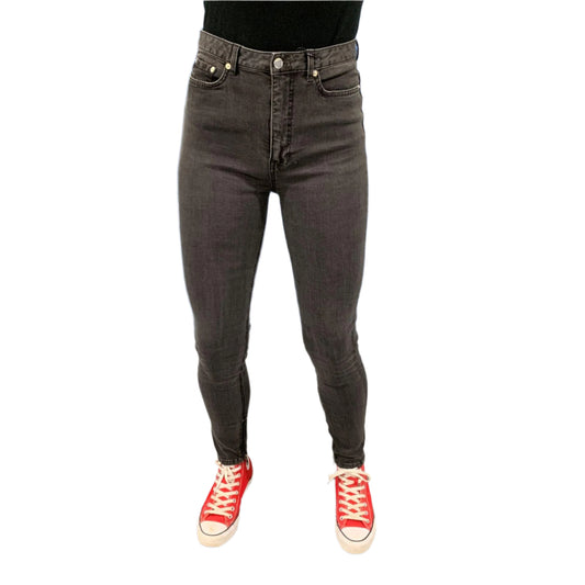 BLK DNM Womens Delancey Black High Rise Skinny Jeans | Positivo Clothing