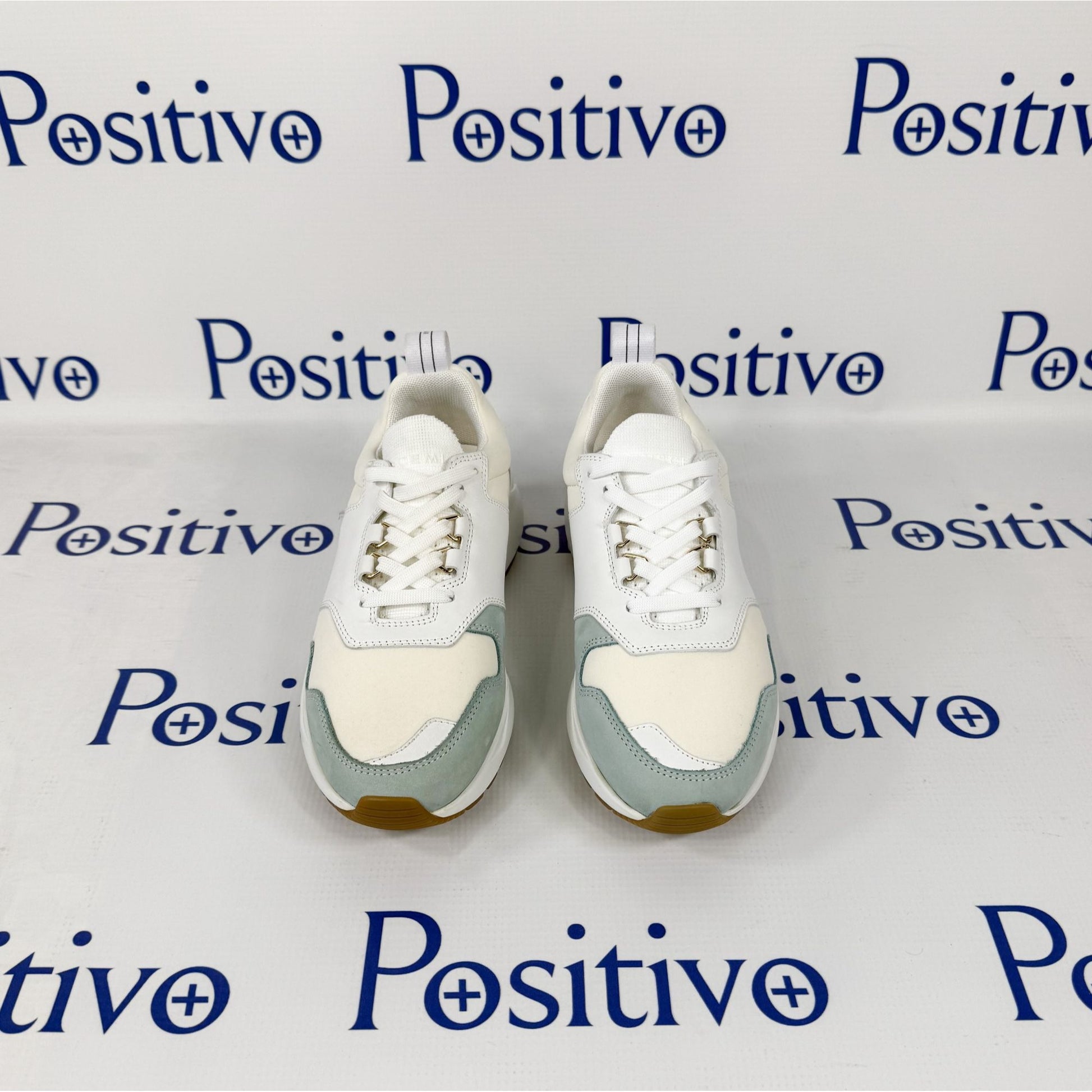 Buscemi Ventura Light Blue Trio Leather Sneakers | Positivo Clothing
