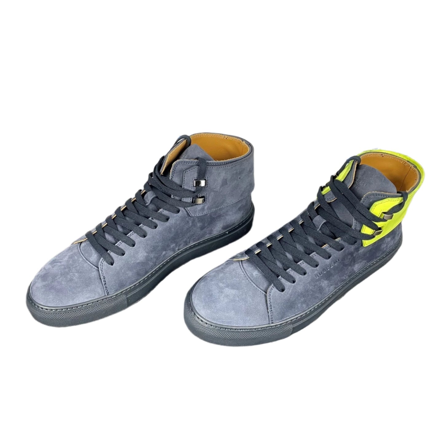 Buscemi Mens 100MM Flap Navy Nubuck Sneakers Sample | Positivo Clothing