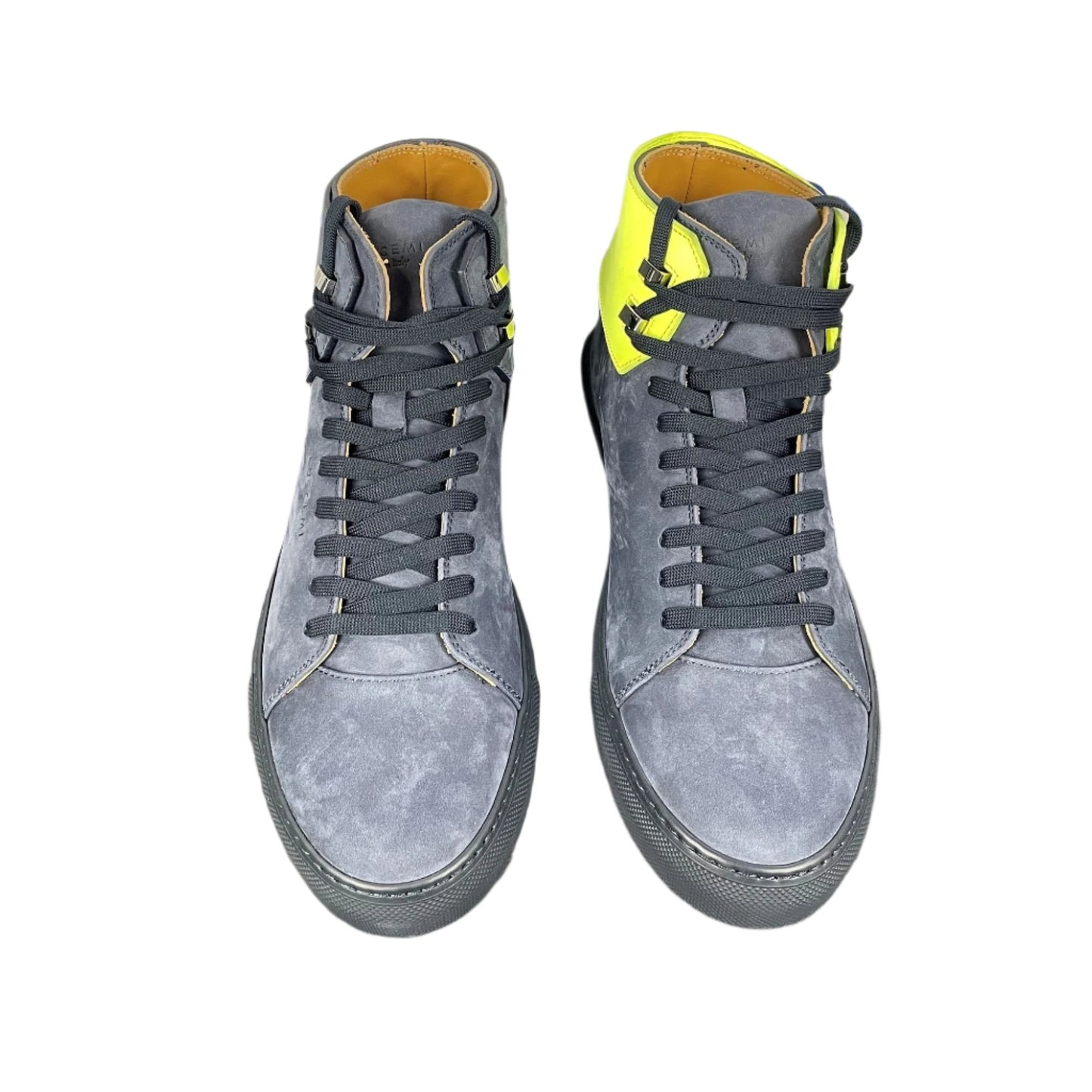 Buscemi Mens 100MM Flap Navy Nubuck Sneakers Sample | Positivo Clothing