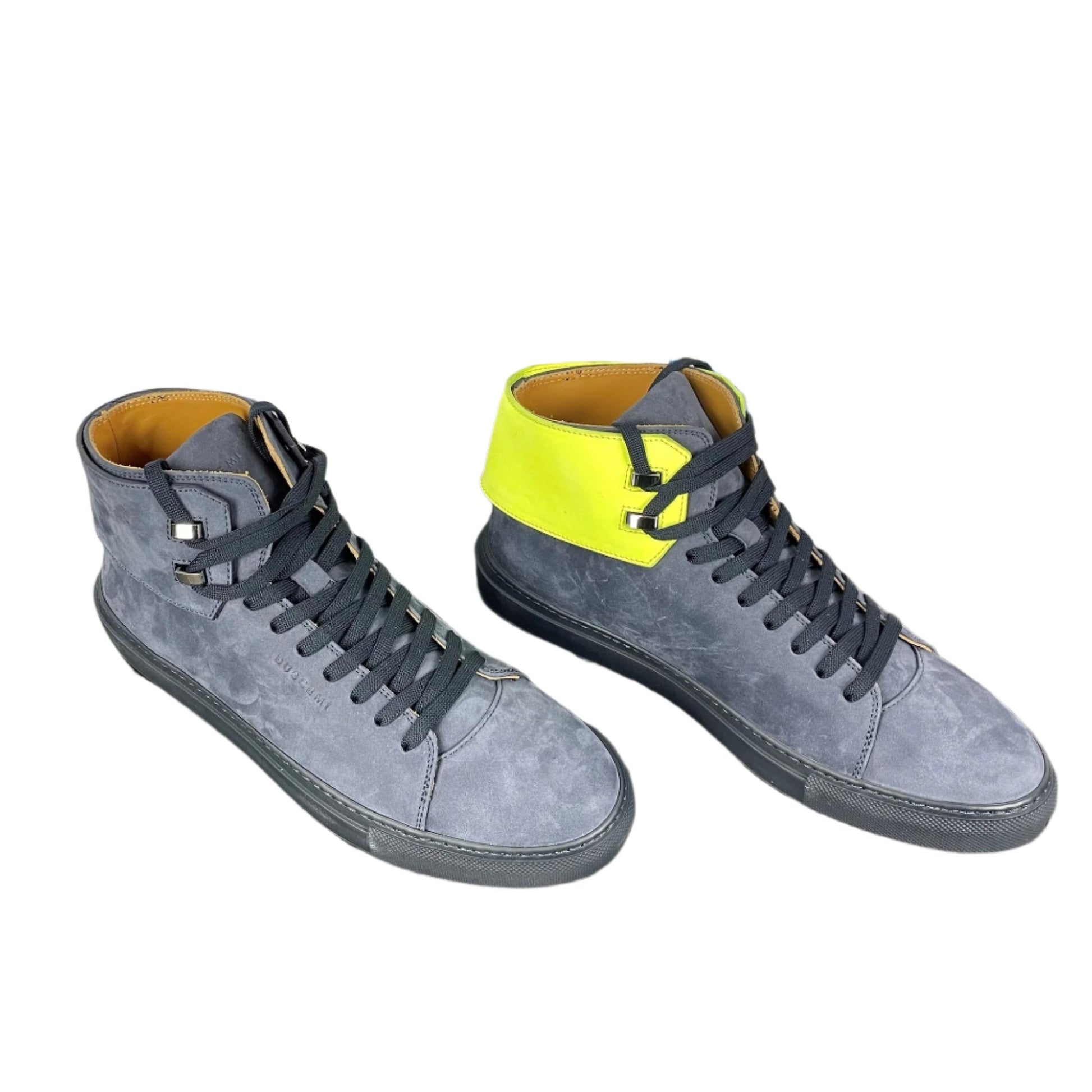 Buscemi Mens 100MM Flap Navy Nubuck Sneakers Sample | Positivo Clothing