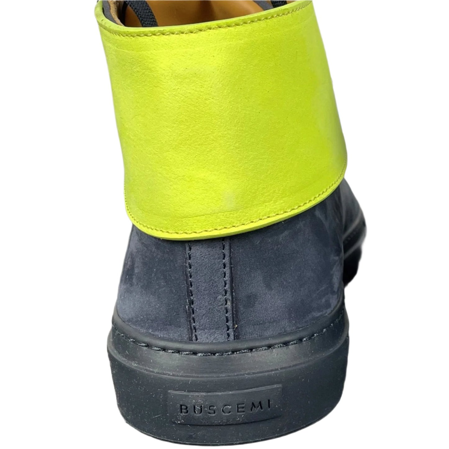 Buscemi Mens 100MM Flap Navy Nubuck Sneakers Sample | Positivo Clothing
