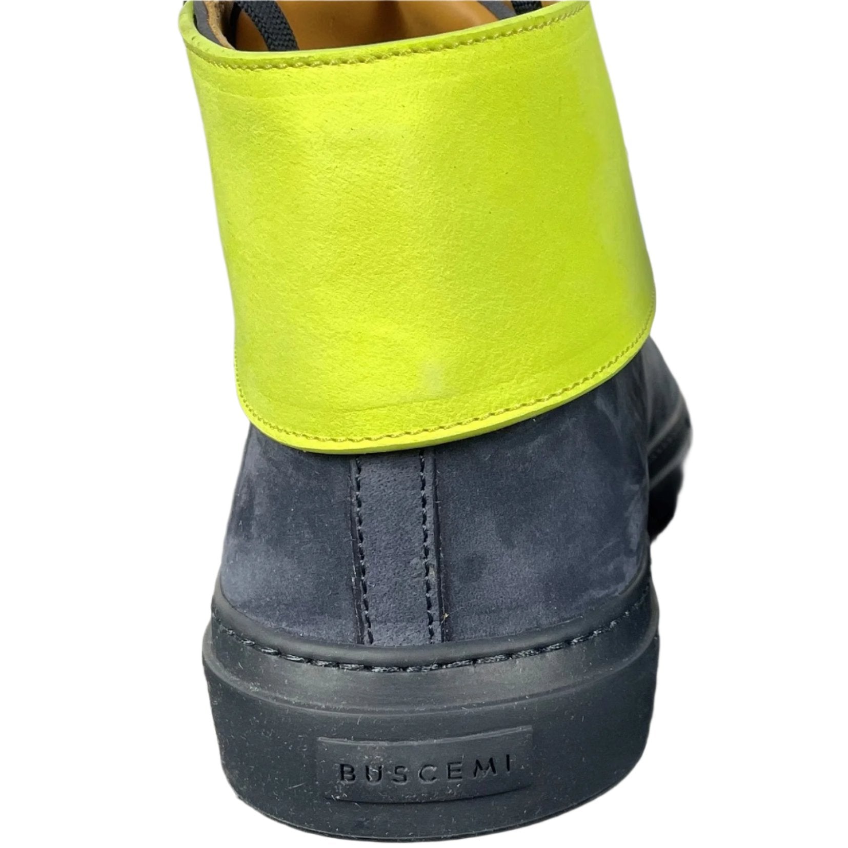 Buscemi Mens 100MM Flap Navy Nubuck Sneakers Sample | Positivo Clothing
