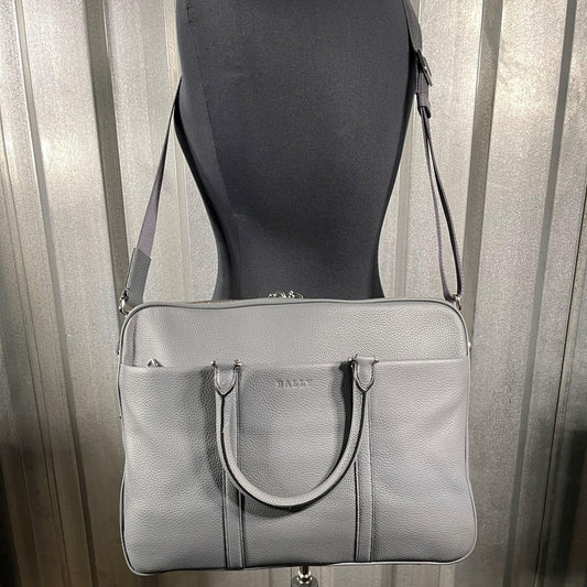 Bally Mens Maleso Garconne Leather Business Bag | Positivo Clothing