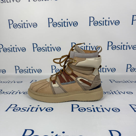 Buscemi Duck Boot Mix Natural Nabuk Alce Sneakers | Positivo Clothing