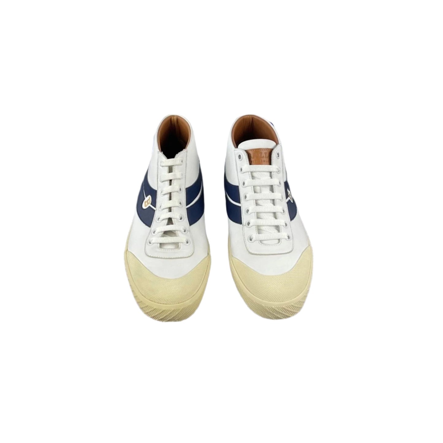 Bally Shetan White Leather Sneakers | Positivo Clothing