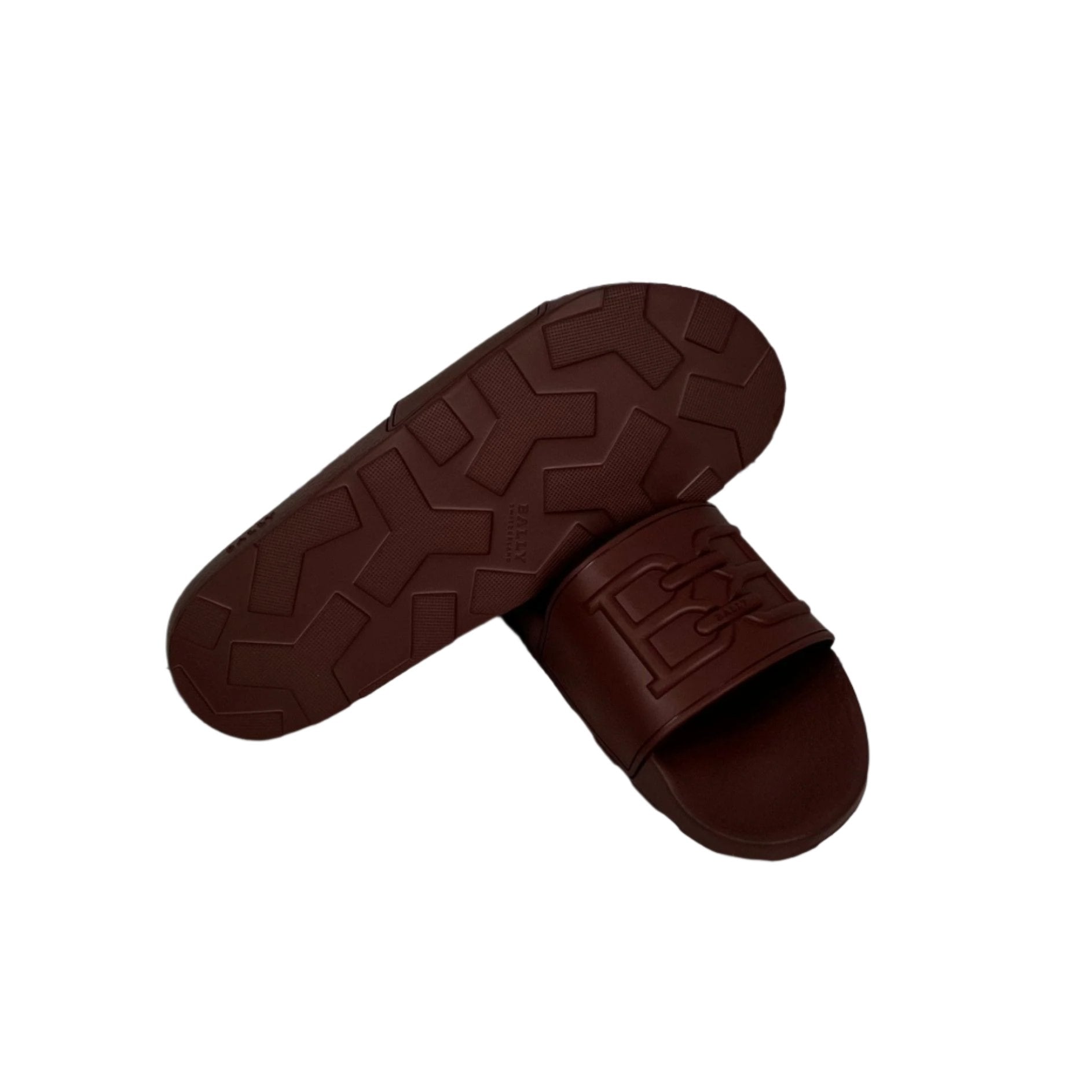 Bally Mens Scotty Heritage Red 21 Rubber Sandals | Positivo Clothing