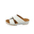 Bally Herb White Leather Grained Sandals | Positivo Clothing