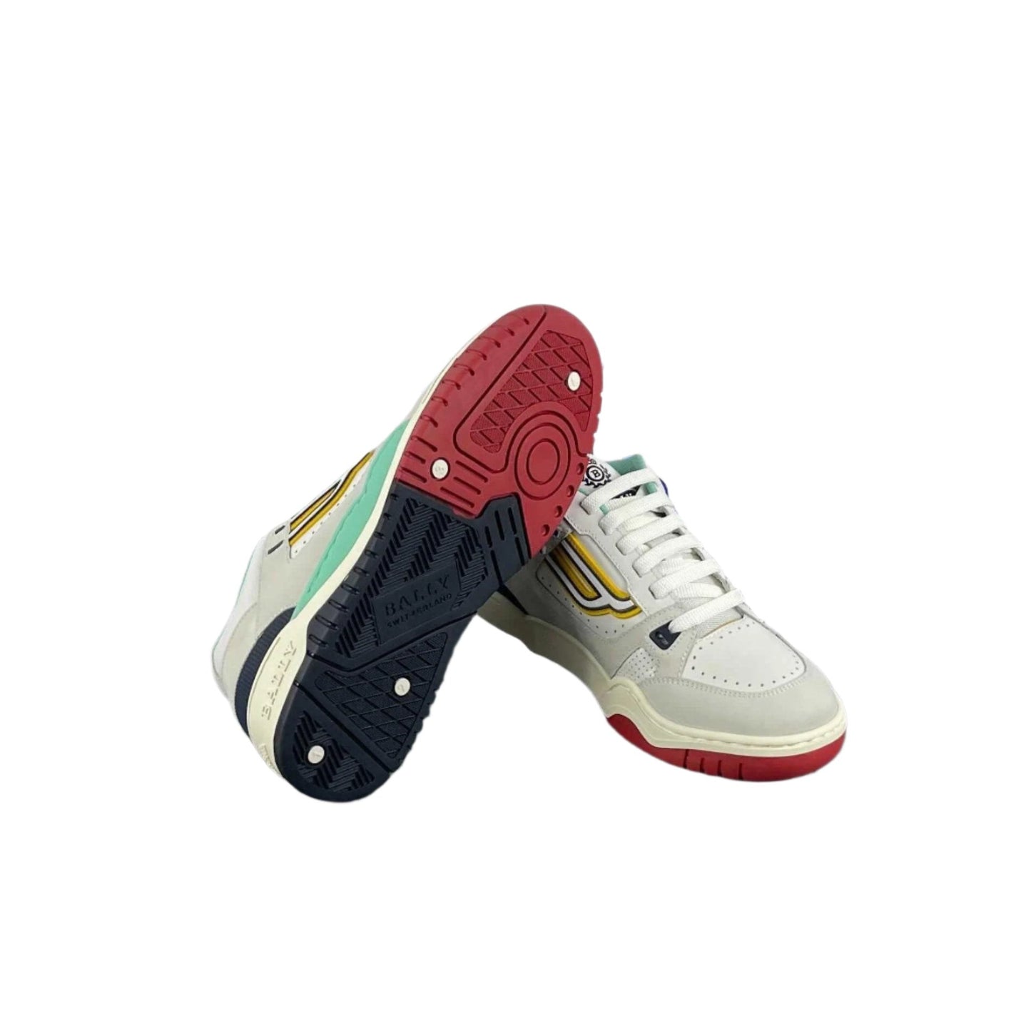 Bally Kuba Caraibic Leather Low Top Sneakers | Positivo Clothing