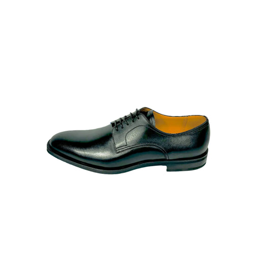 Bally Salfano Black Leather Derby - Positivo Clothing