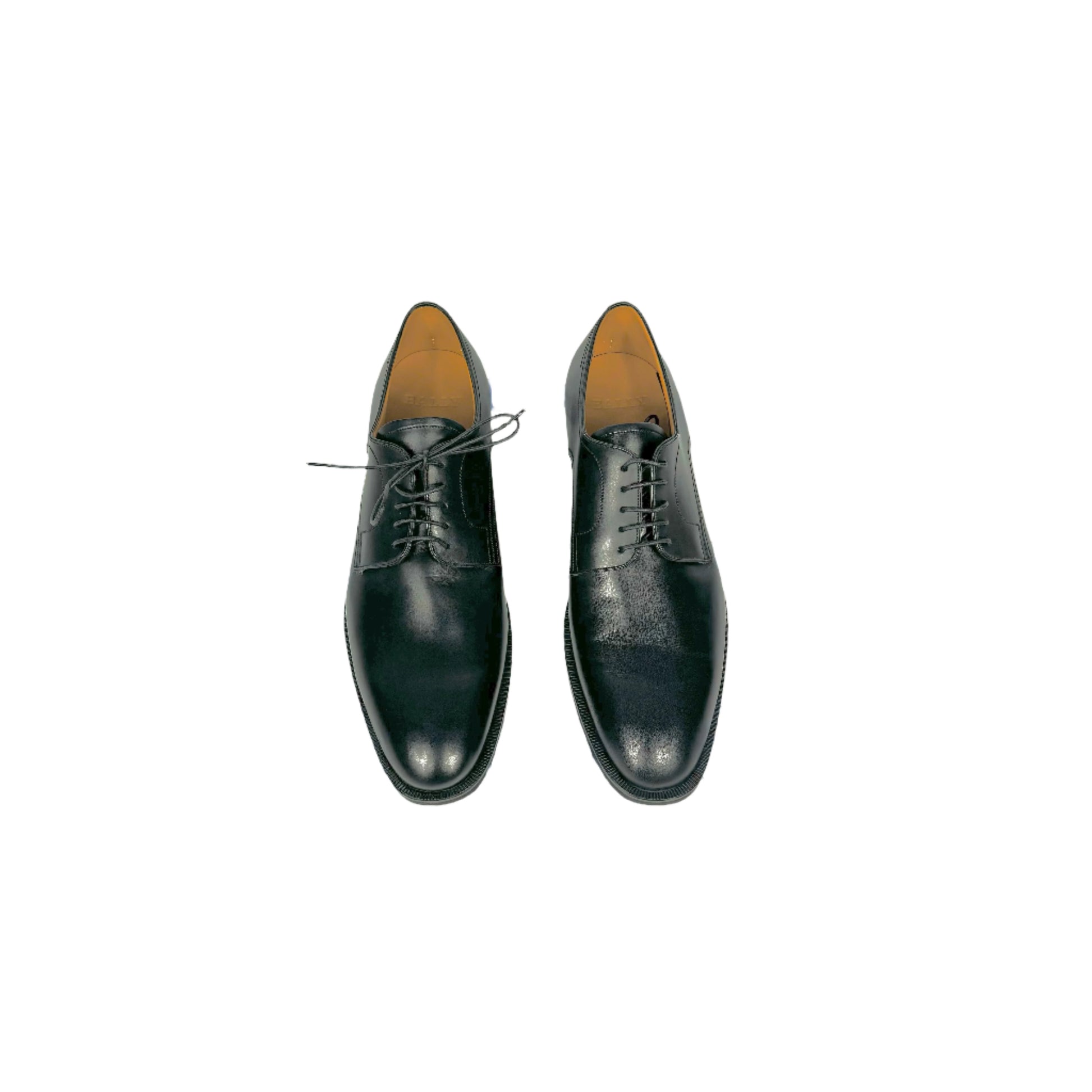 Bally Salfano Black Leather Derby - Positivo Clothing
