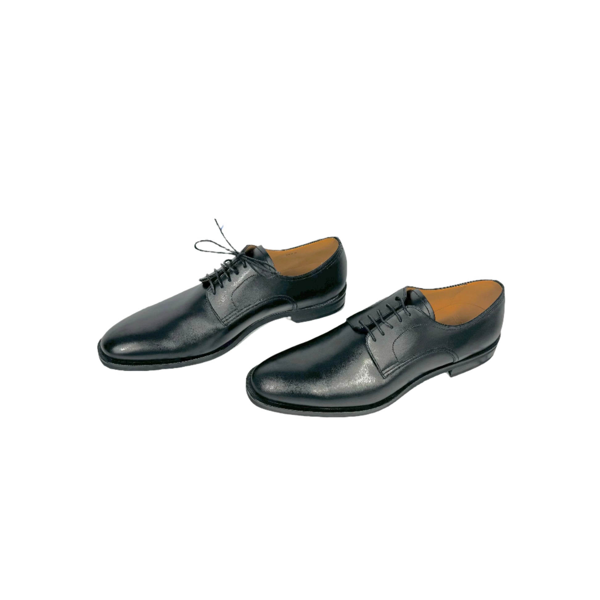 Bally Salfano Black Leather Derby - Positivo Clothing